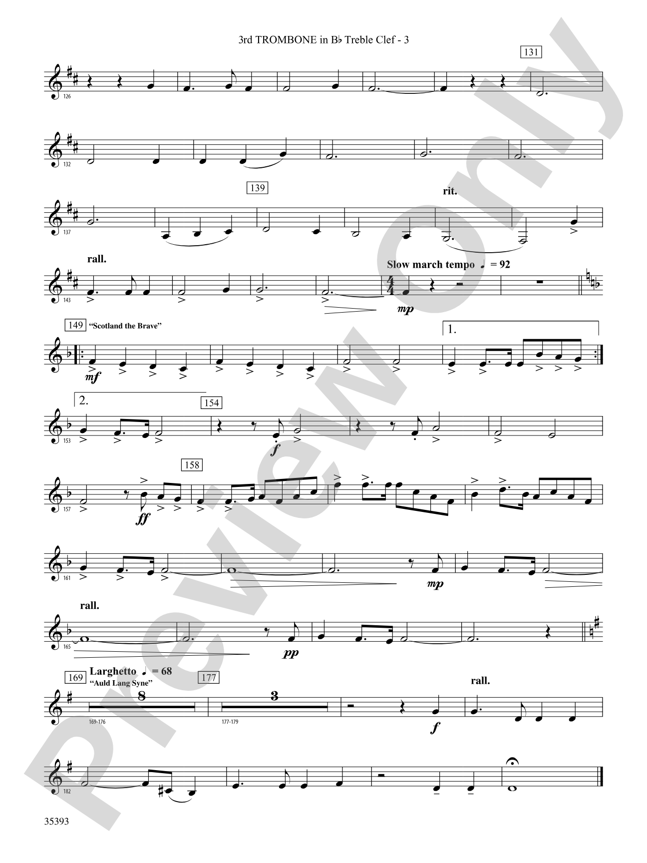 Scotland!: (wp) 3rd B-flat Trombone T.C.