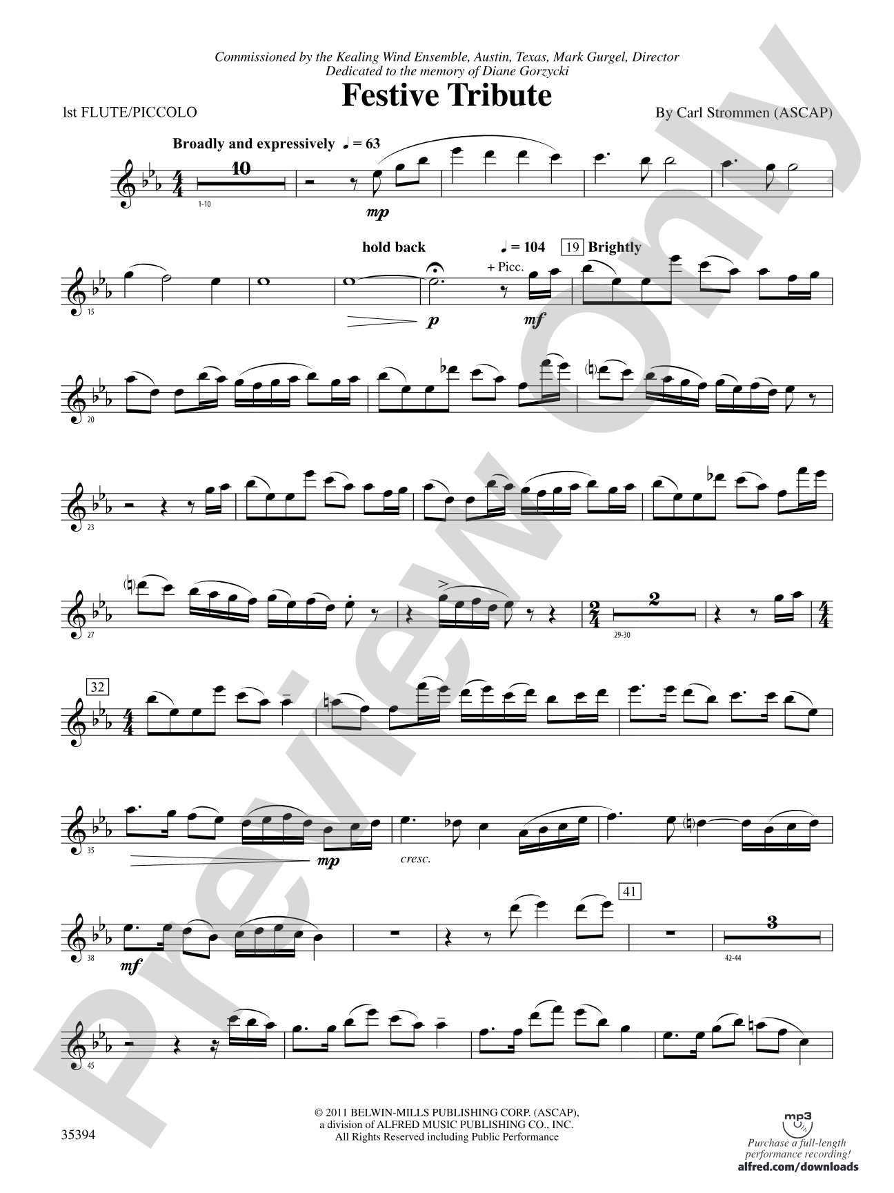Festive Tribute: Flute