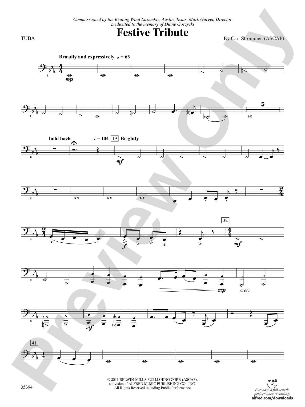 Festive Tribute: Tuba