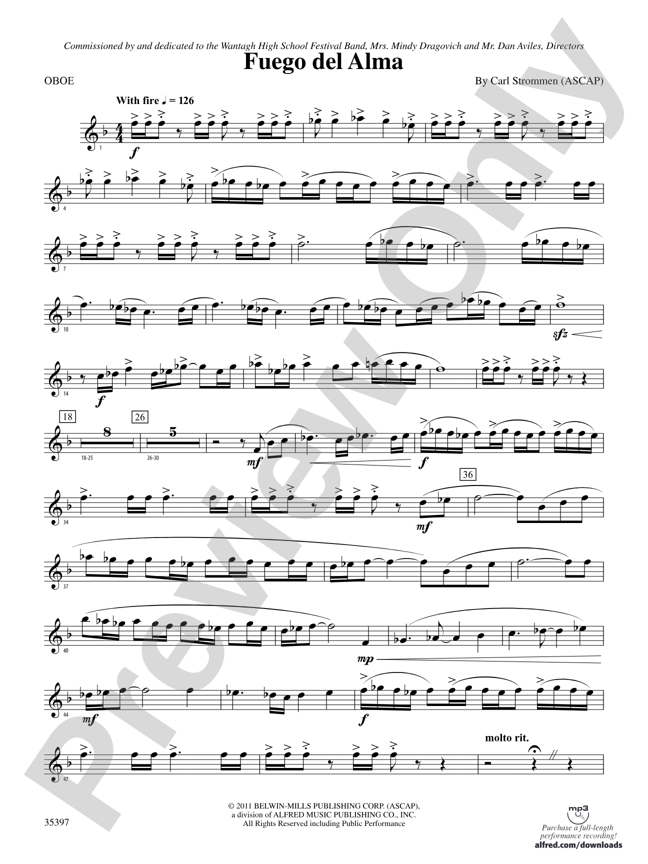 Fuego del Alma: Oboe