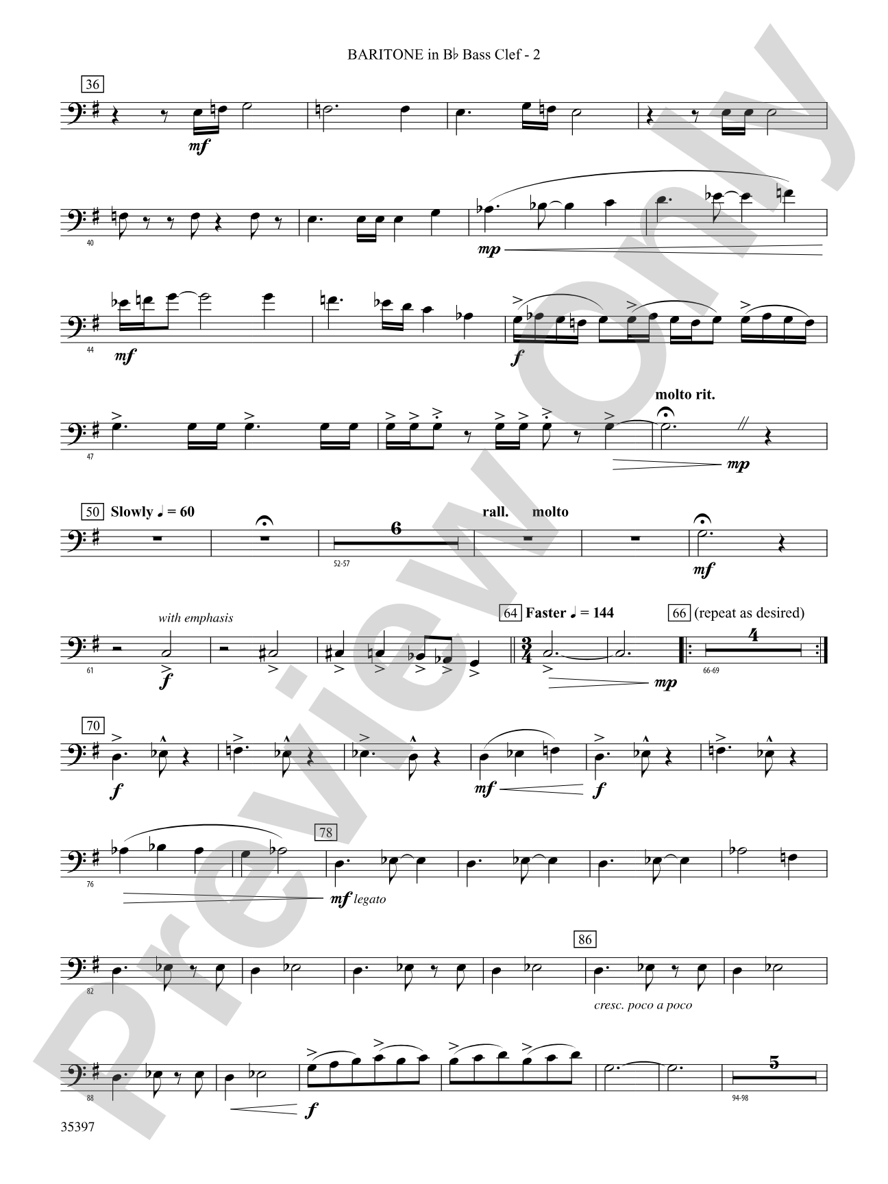 Fuego del Alma: (wp) B-flat Baritone B.C.