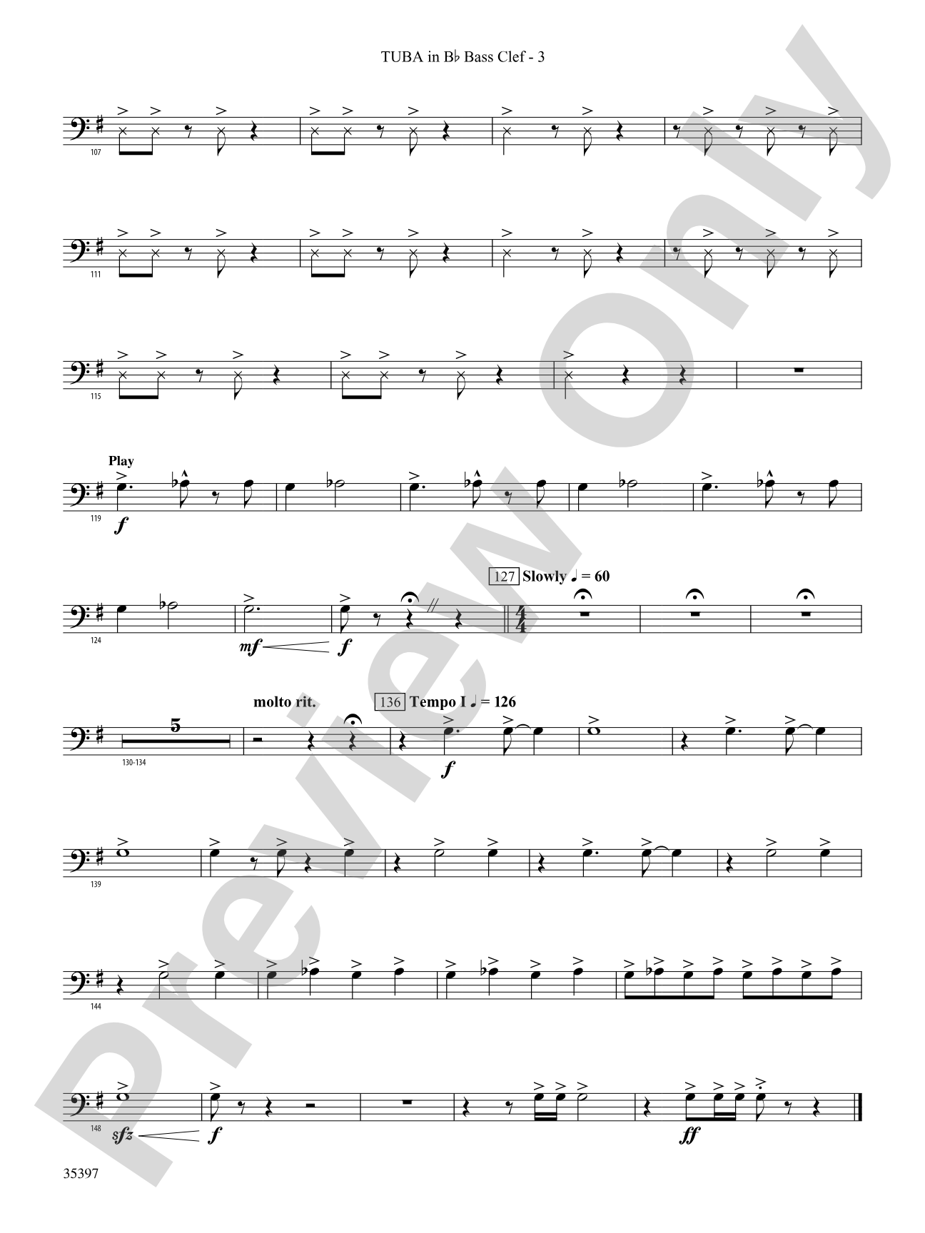 Fuego del Alma: (wp) B-flat Tuba B.C.