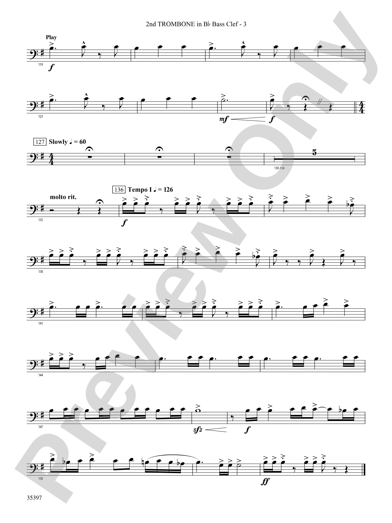 Fuego del Alma: (wp) 2nd B-flat Trombone B.C.
