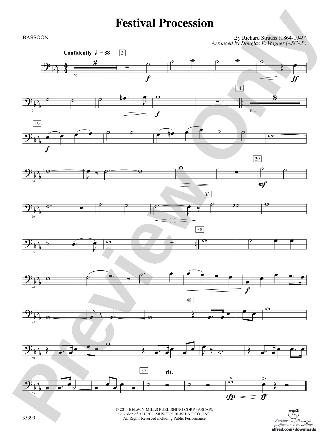 Festival Procession: Bassoon