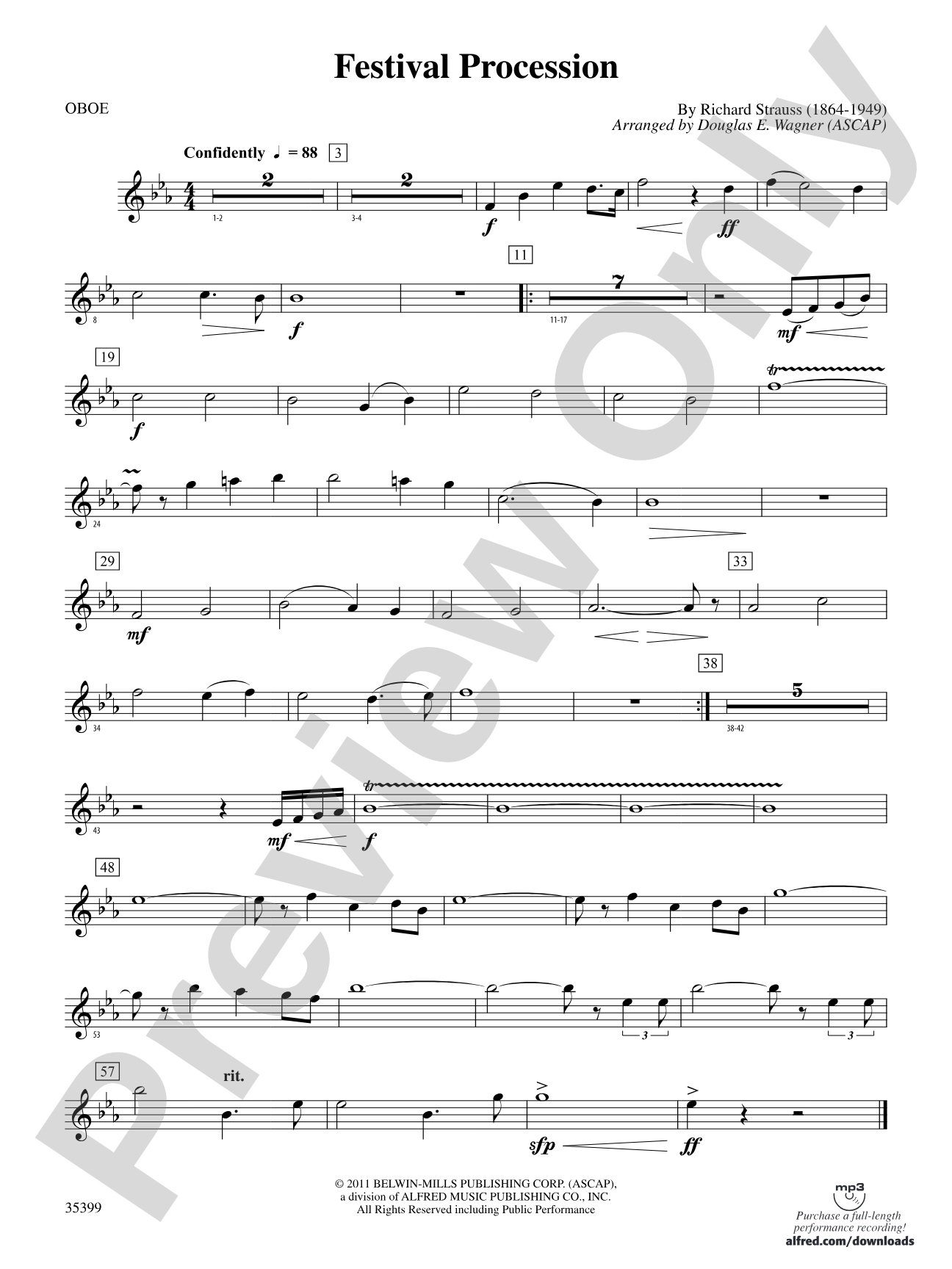 Festival Procession: Oboe
