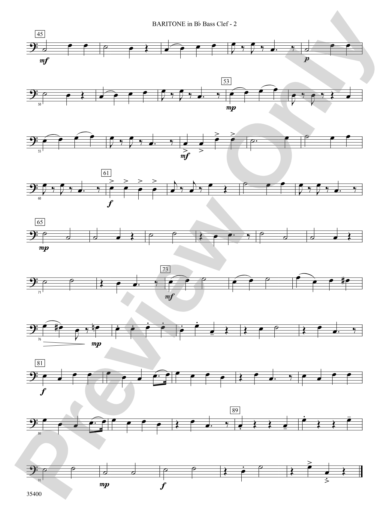 Morris Dance Tunes: (wp) B-flat Baritone B.C.
