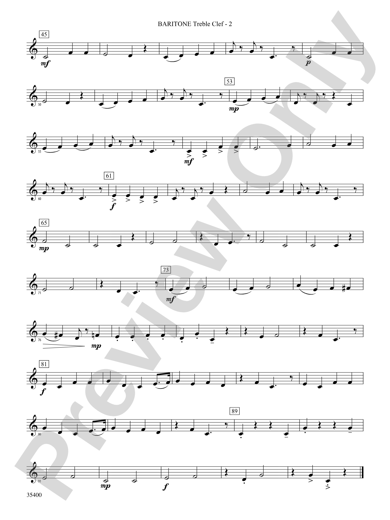 Morris Dance Tunes: (wp) Baritone T.C.