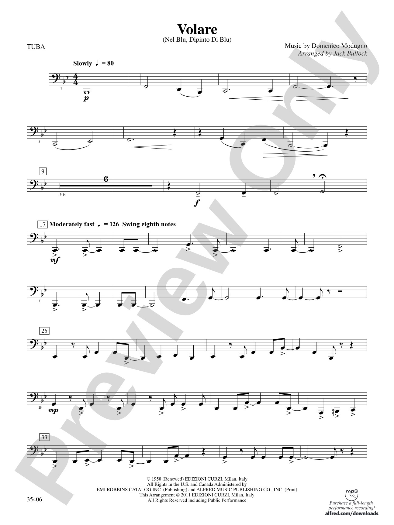 Volare: Tuba