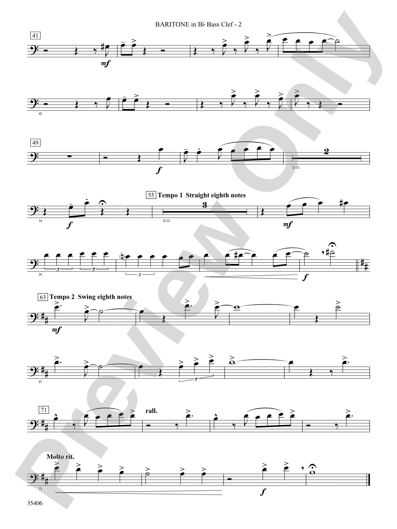 Volare: (wp) B-flat Baritone B.C.