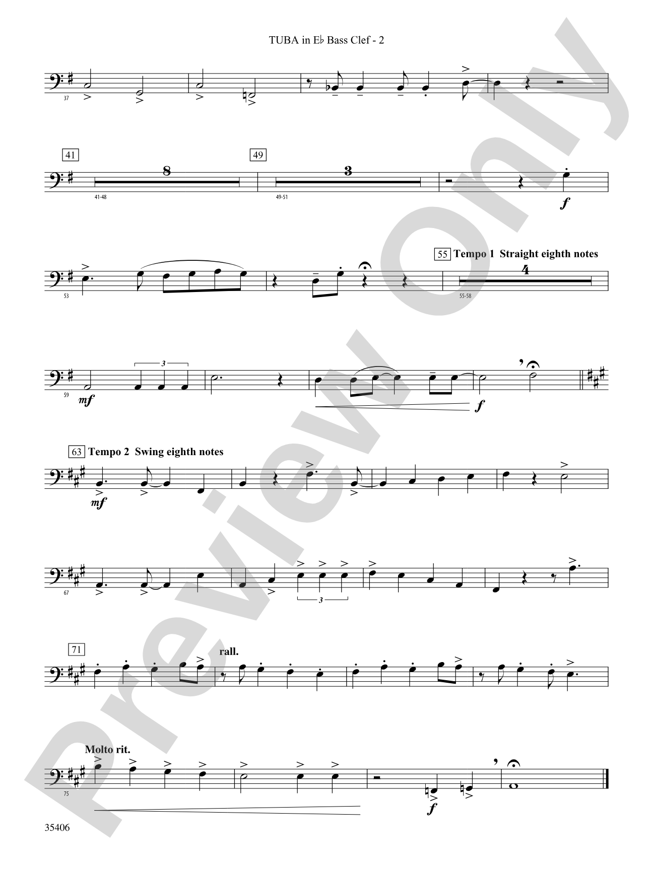 Volare: (wp) E-flat Tuba B.C.