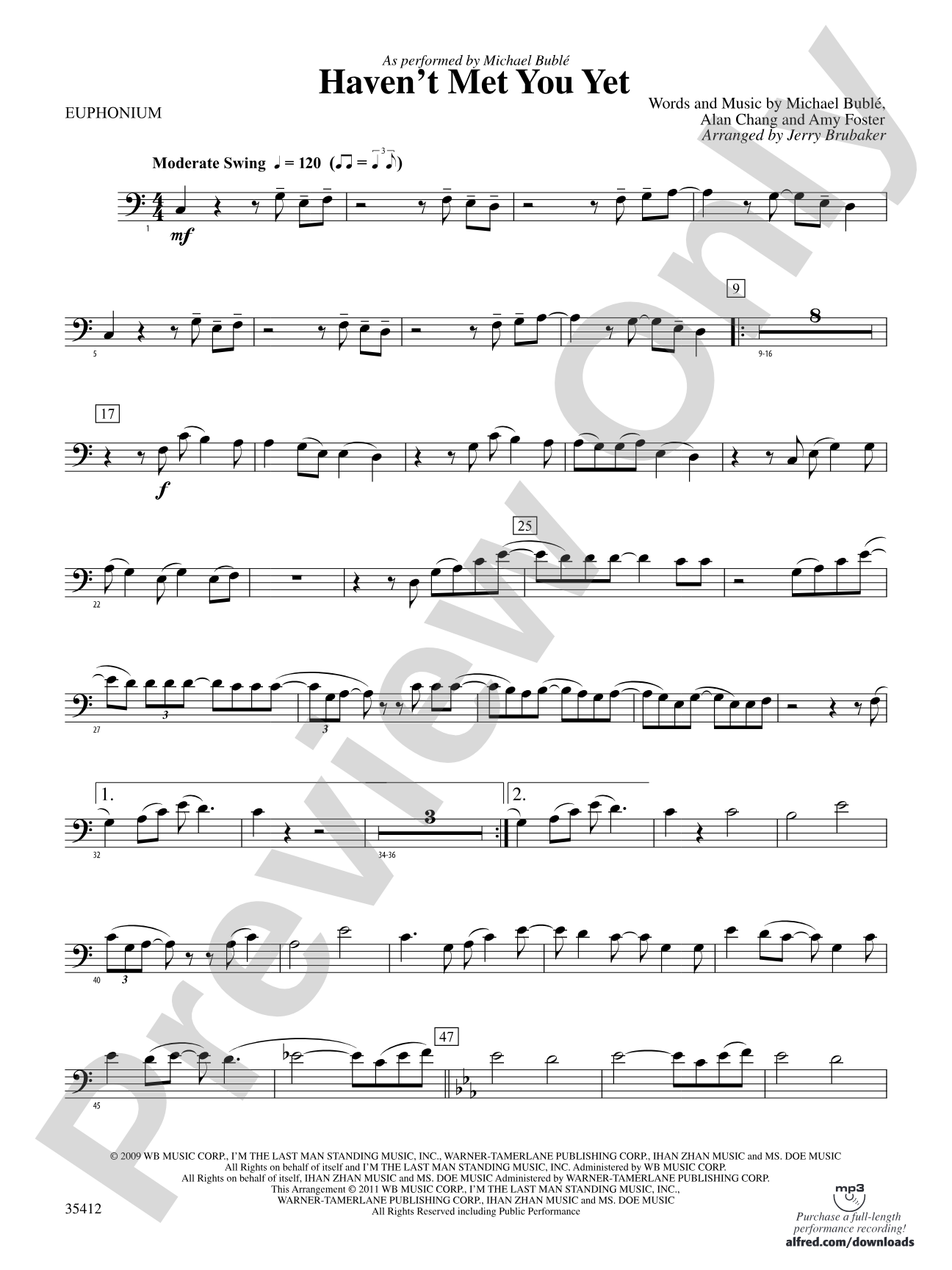 Haven't Met You Yet: Baritone B.C.