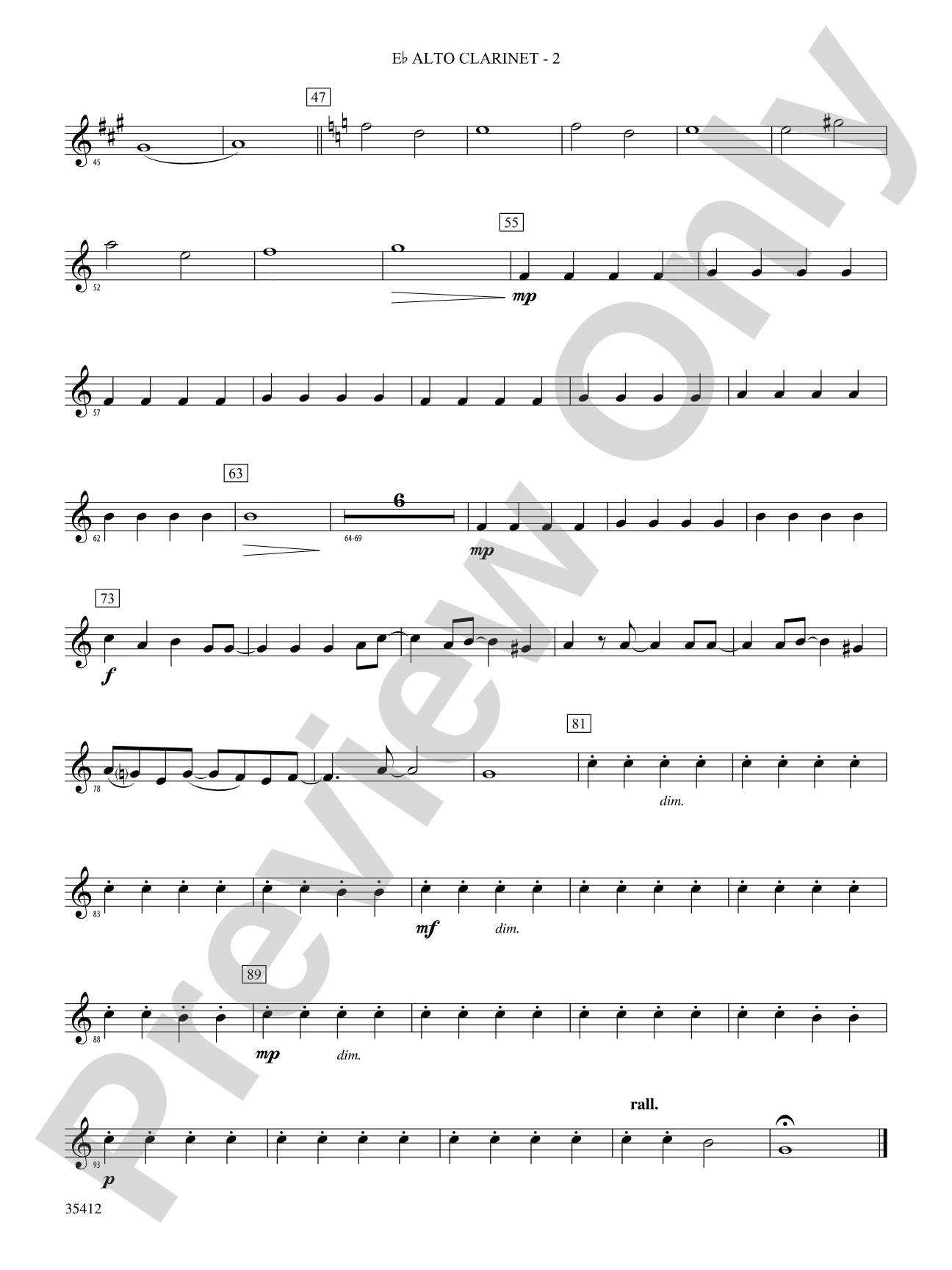Haven't Met You Yet: (wp) E-flat Alto Clarinet