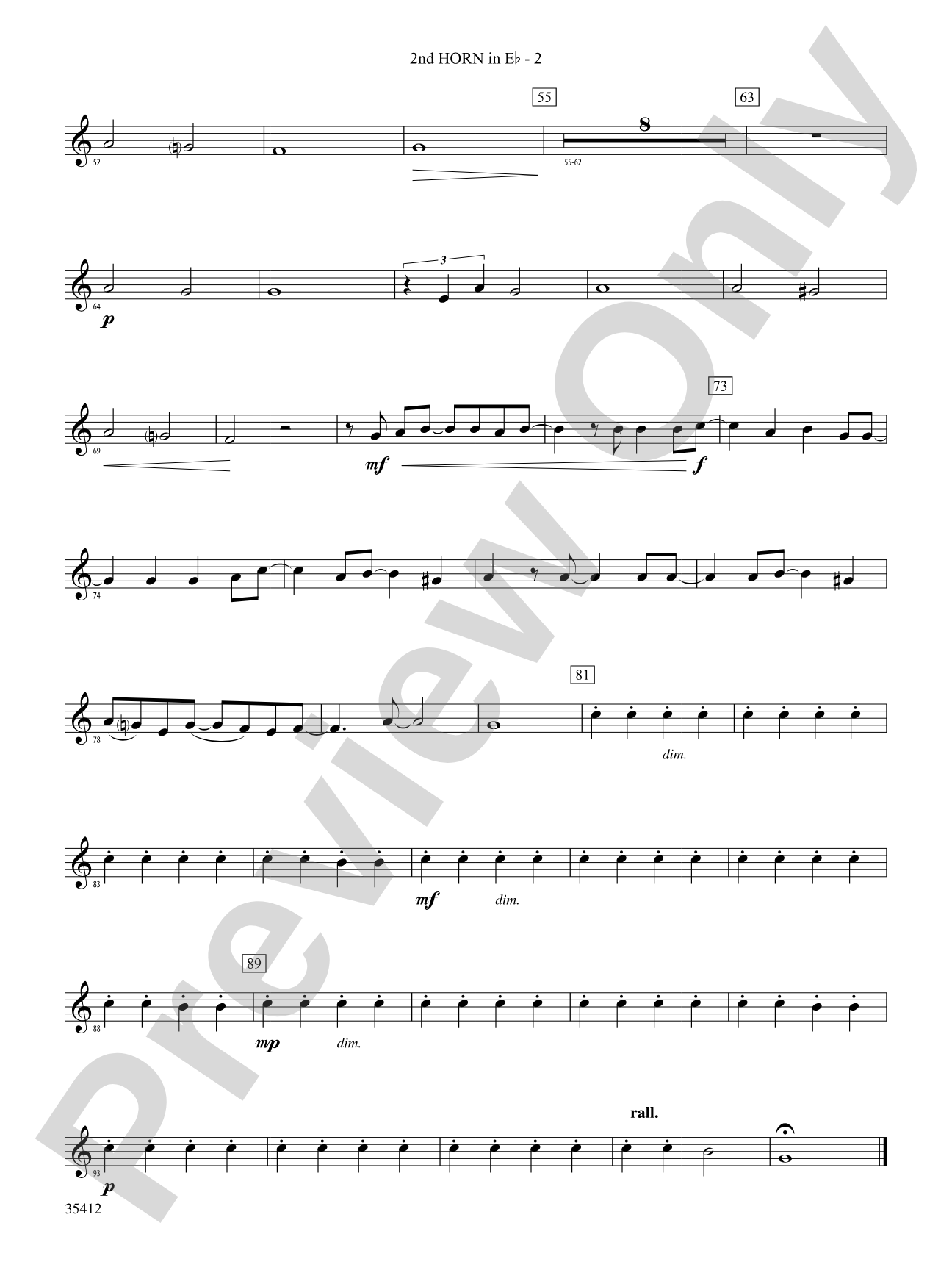 Haven't Met You Yet: (wp) 2nd Horn in E-flat