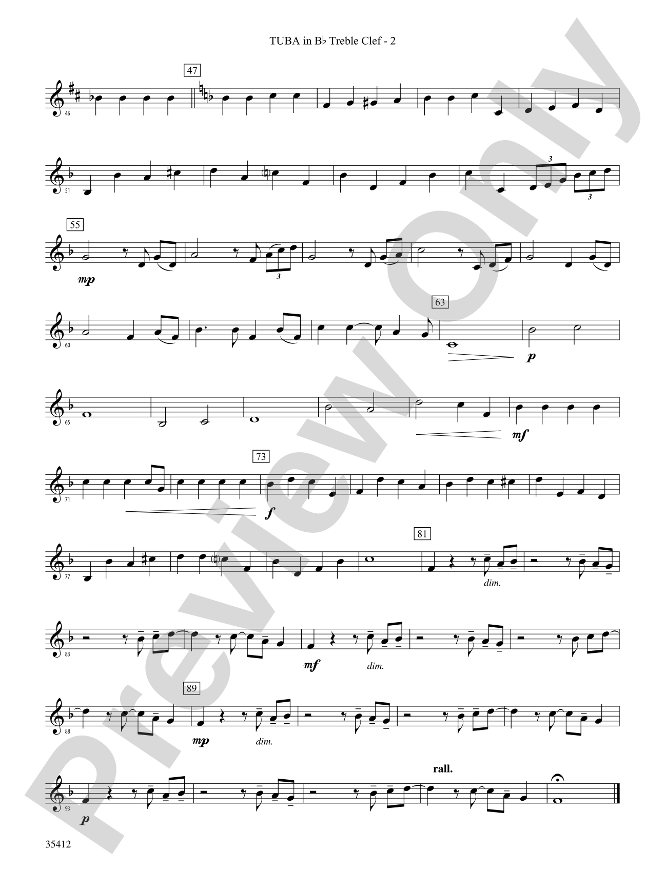 Haven't Met You Yet: (wp) B-flat Tuba T.C.