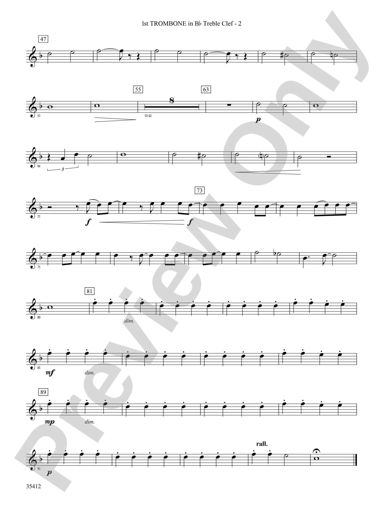 Haven't Met You Yet: (wp) 1st B-flat Trombone T.C.