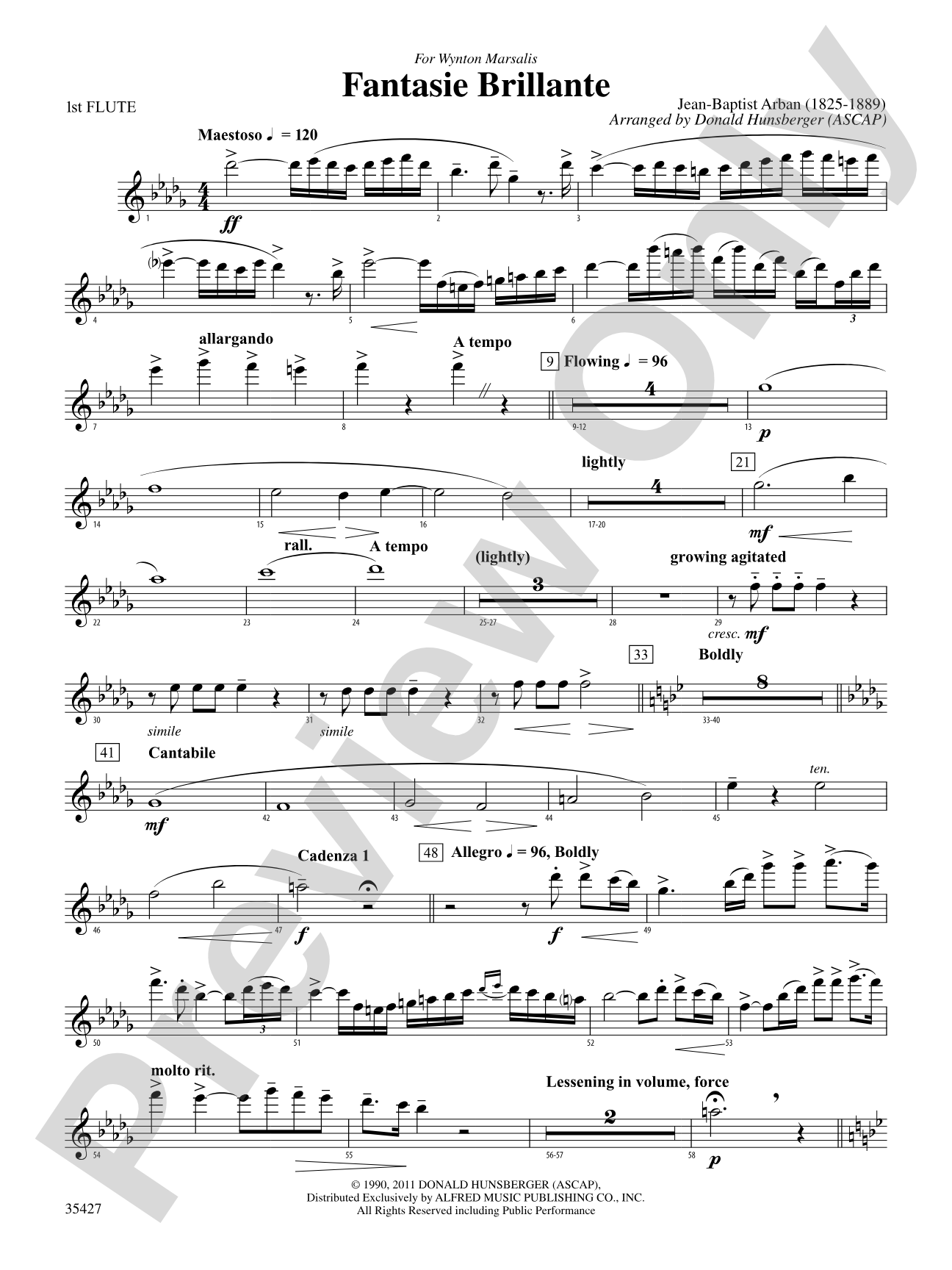Fantasie Brillante: Flute