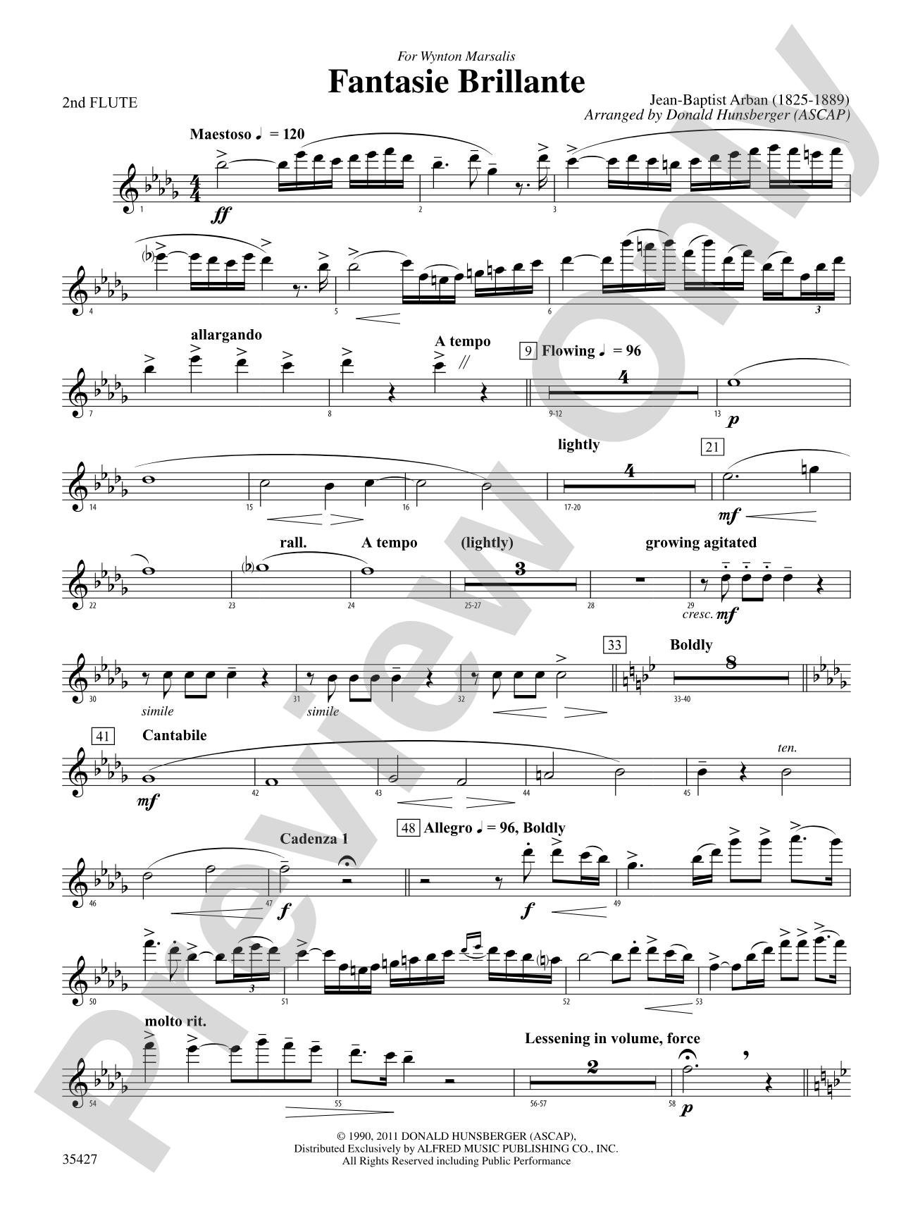 Fantasie Brillante: 2nd Flute