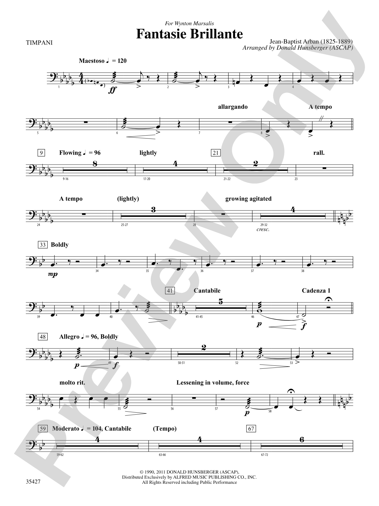 Fantasie Brillante: Timpani