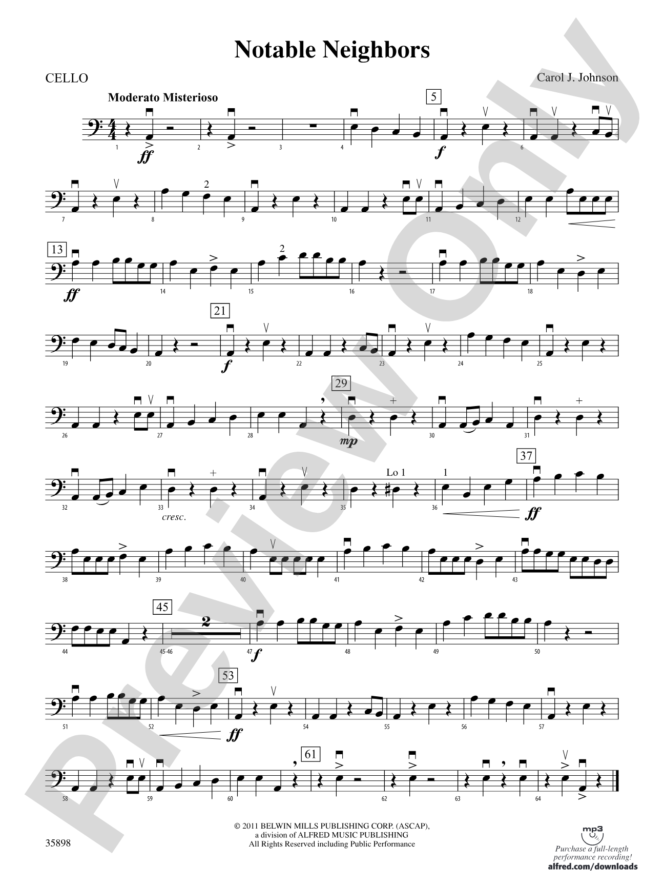 Notable Neighbors: Cello