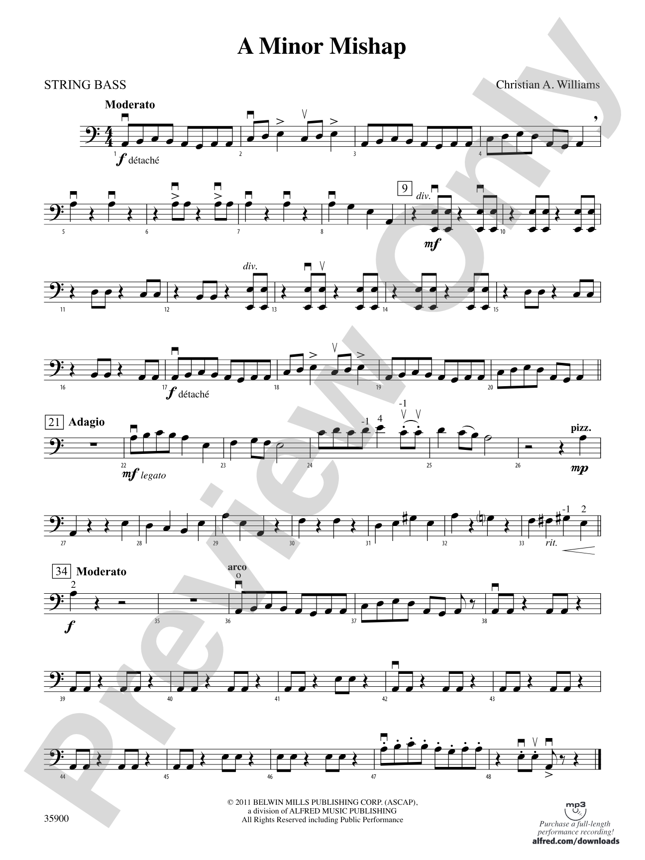 A Minor Mishap: String Bass