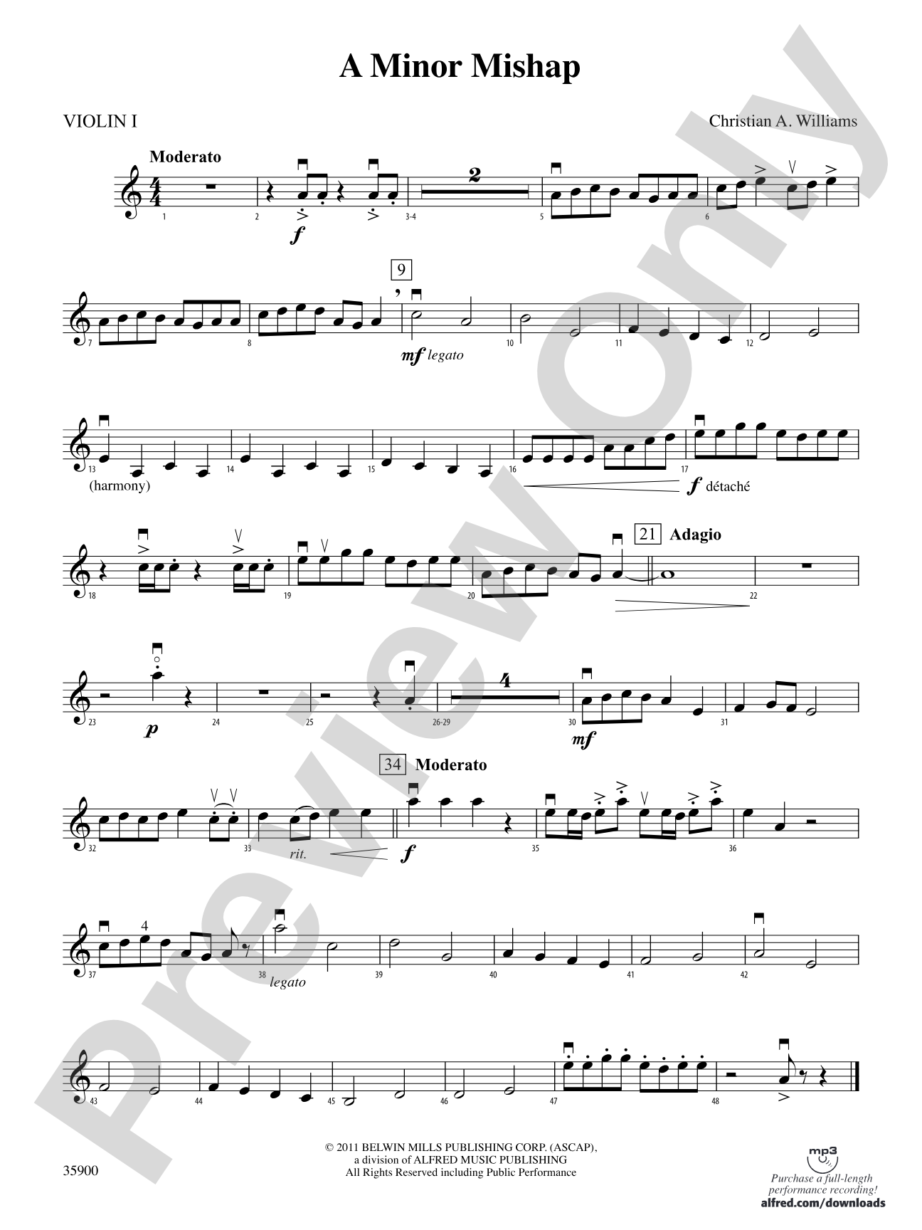 A Minor Mishap: 1st Violin