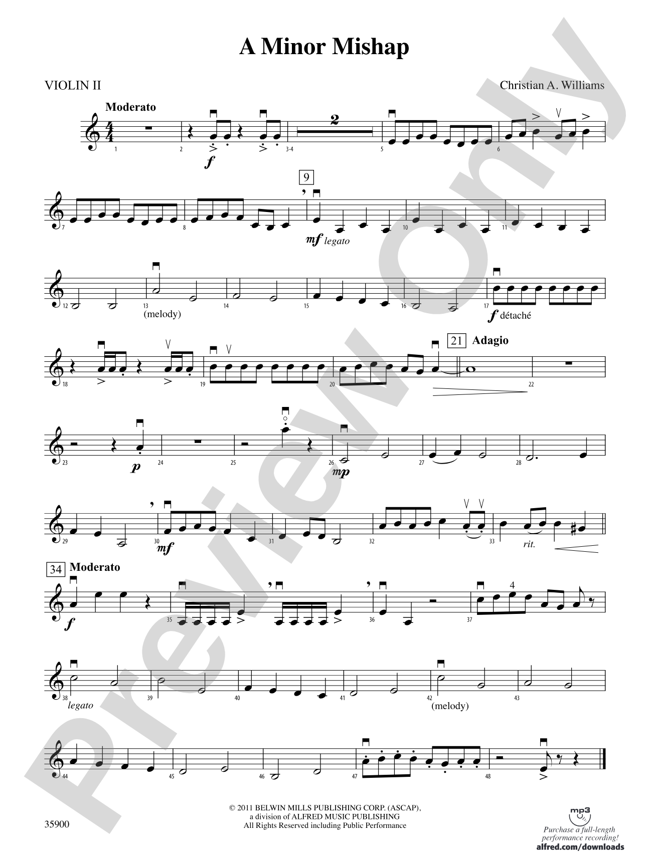 A Minor Mishap: 2nd Violin