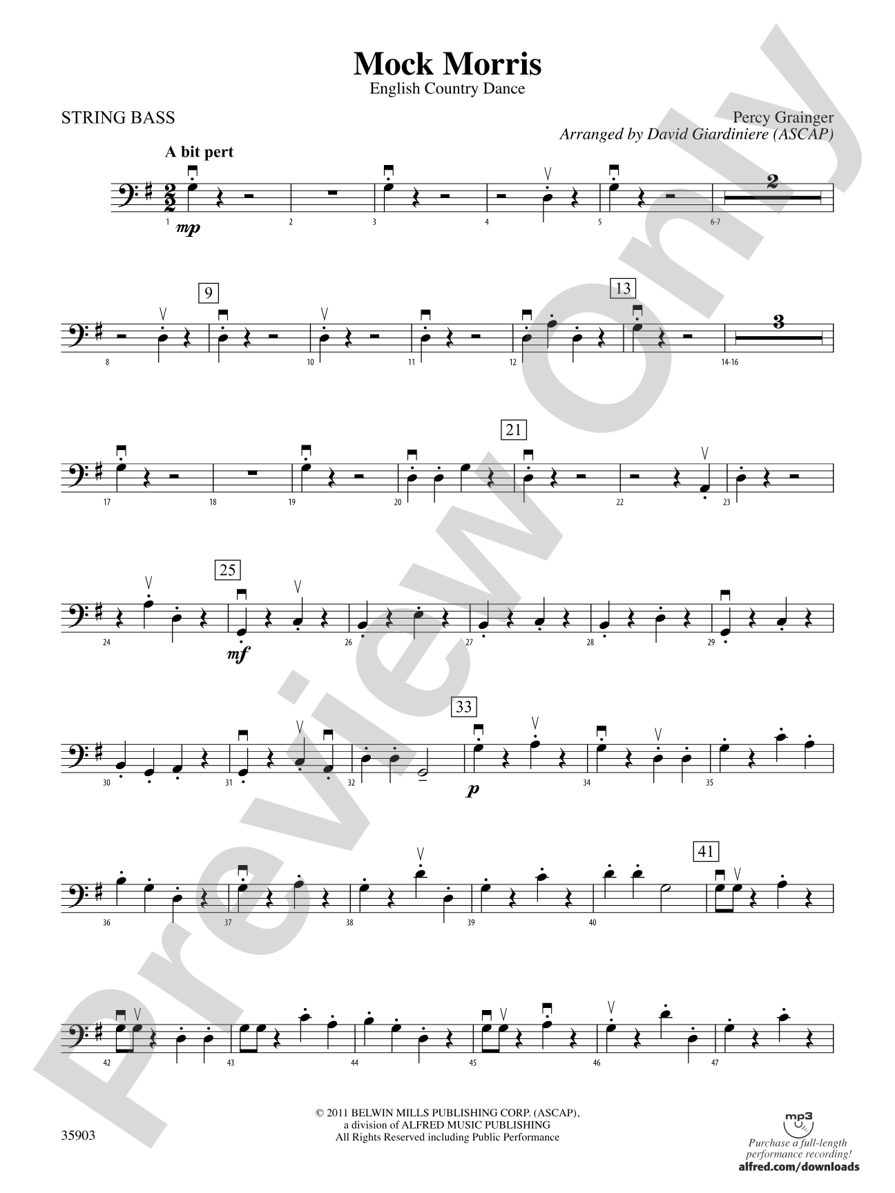 Mock Morris: String Bass