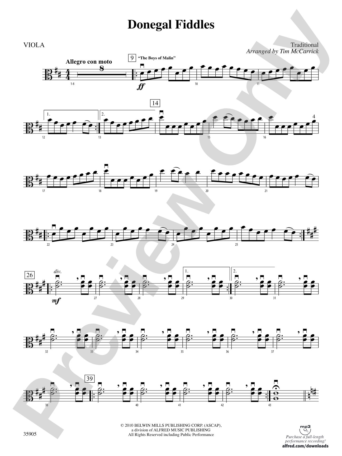 Donegal Fiddles: Viola