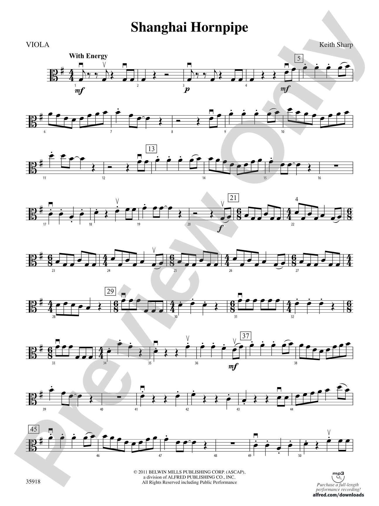 Shanghai Hornpipe: Viola