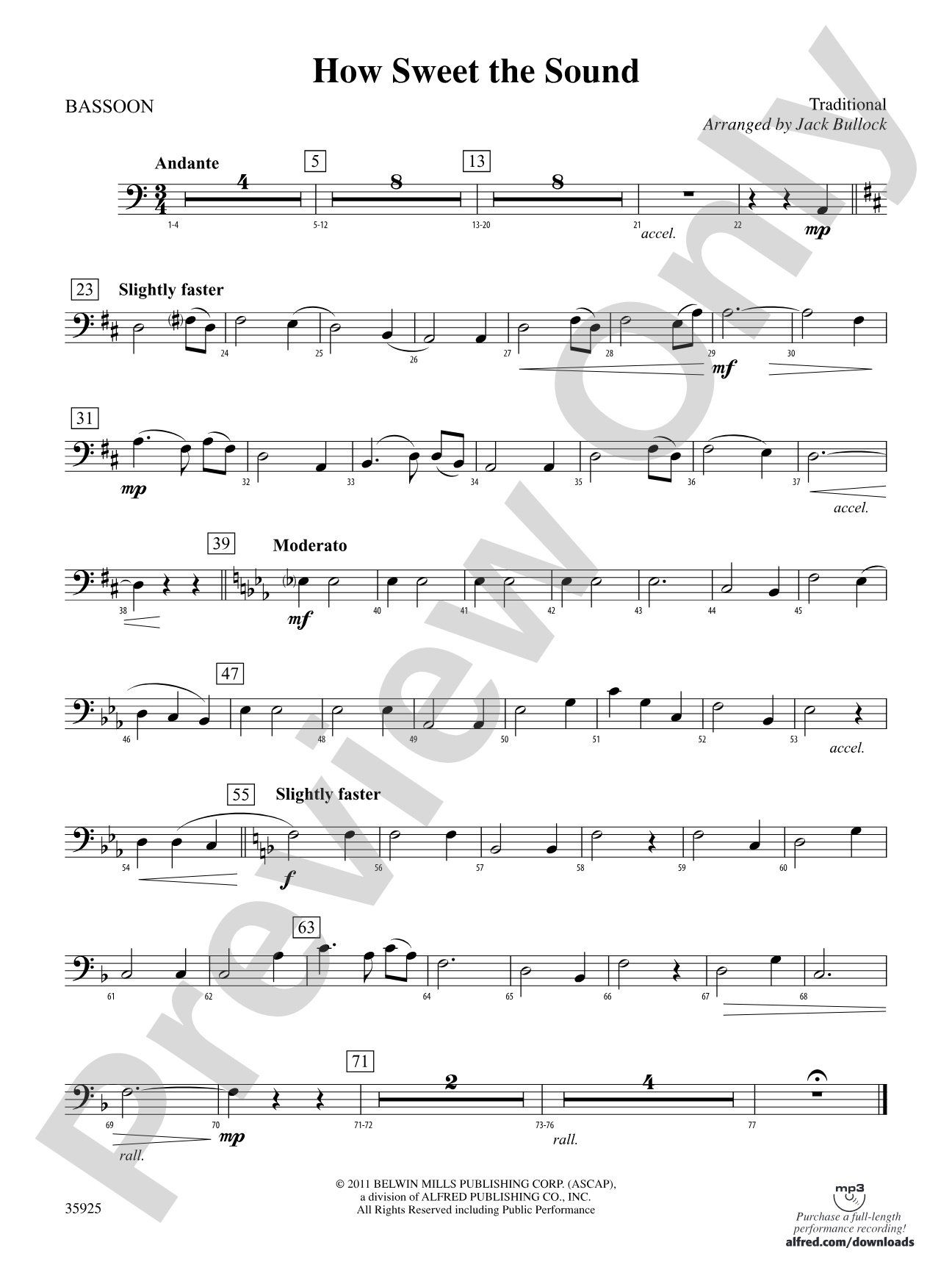 How Sweet the Sound: Bassoon