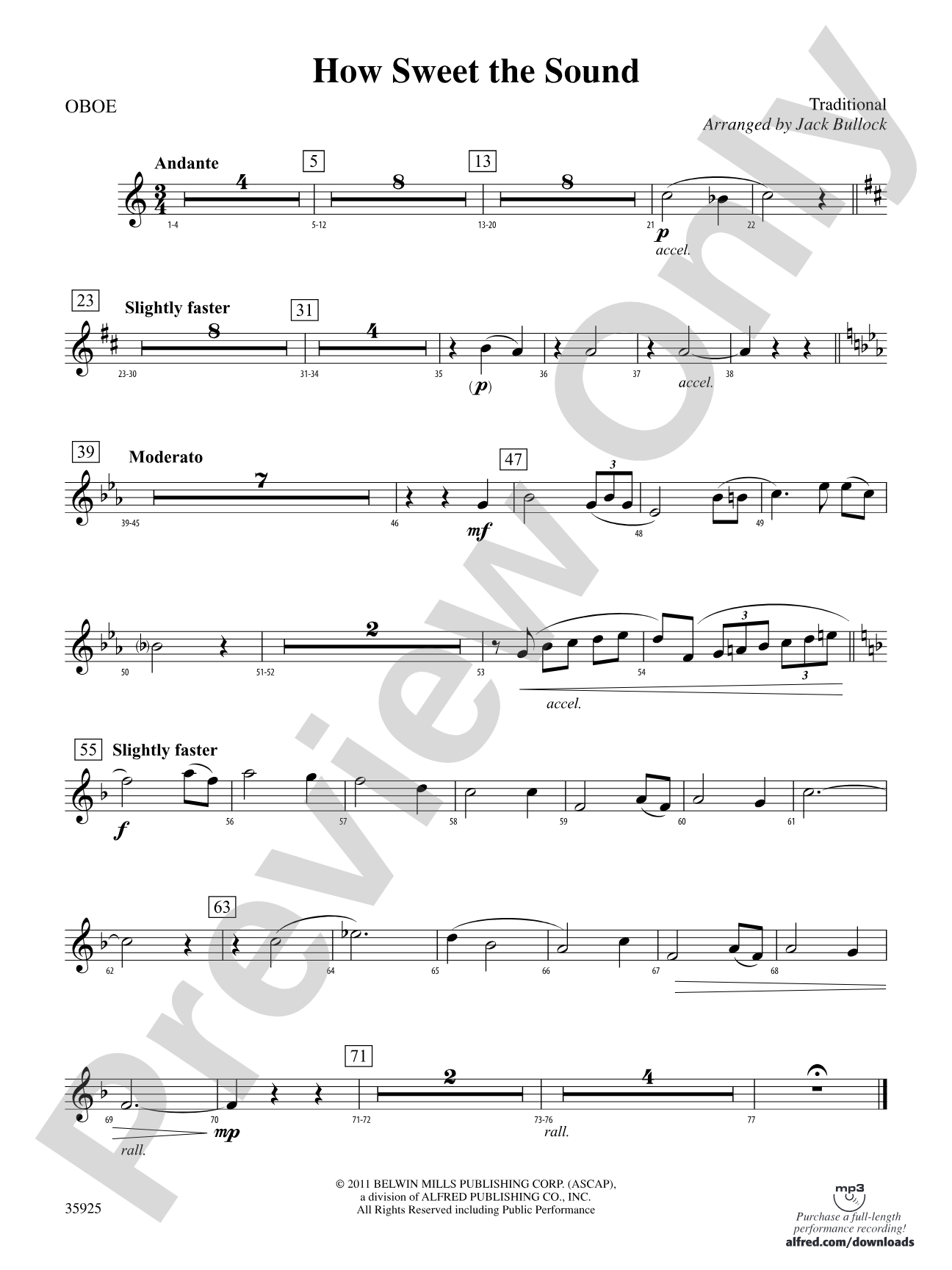 How Sweet the Sound: Oboe