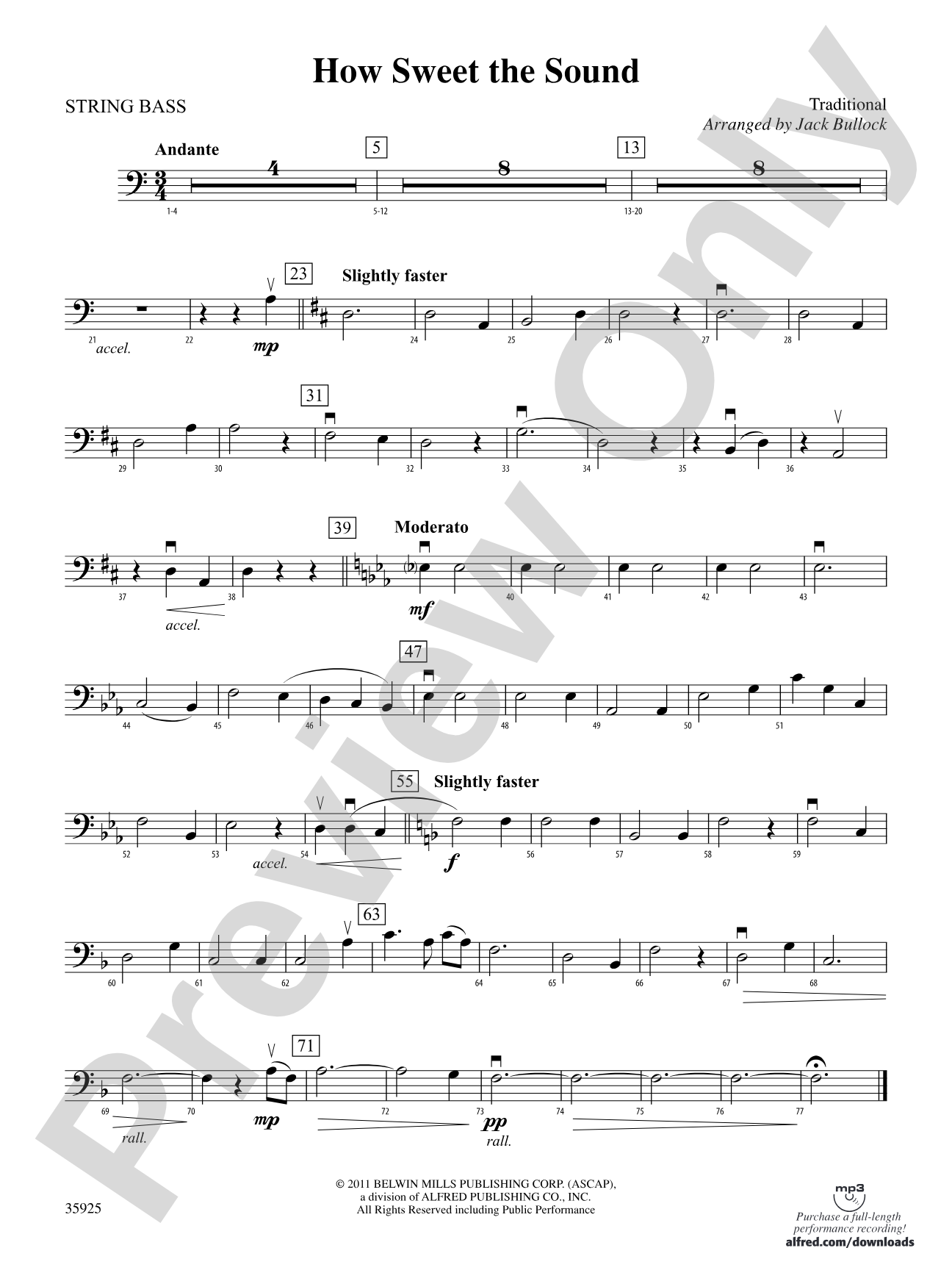 How Sweet the Sound: String Bass