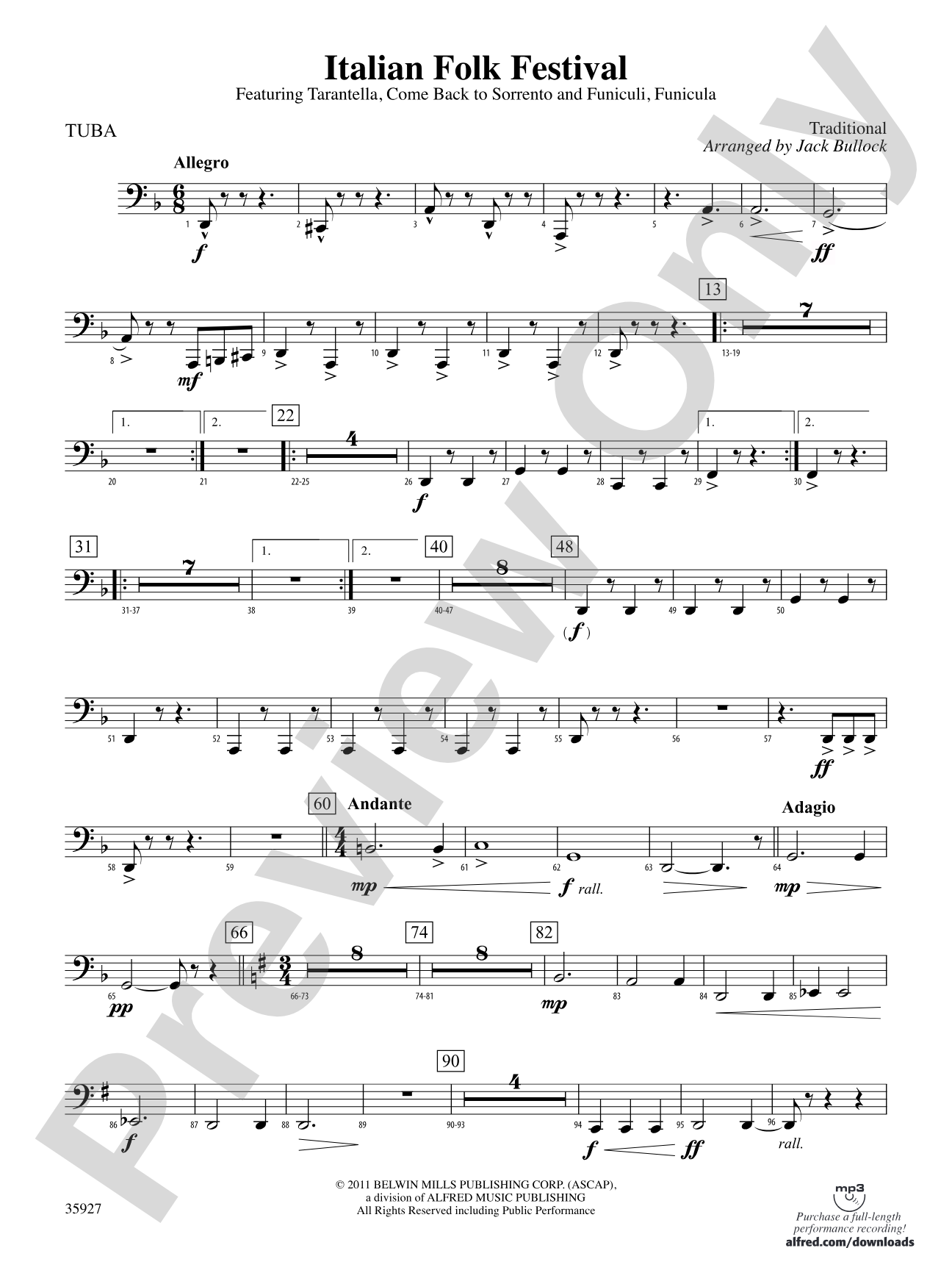 Italian Folk Festival: Tuba