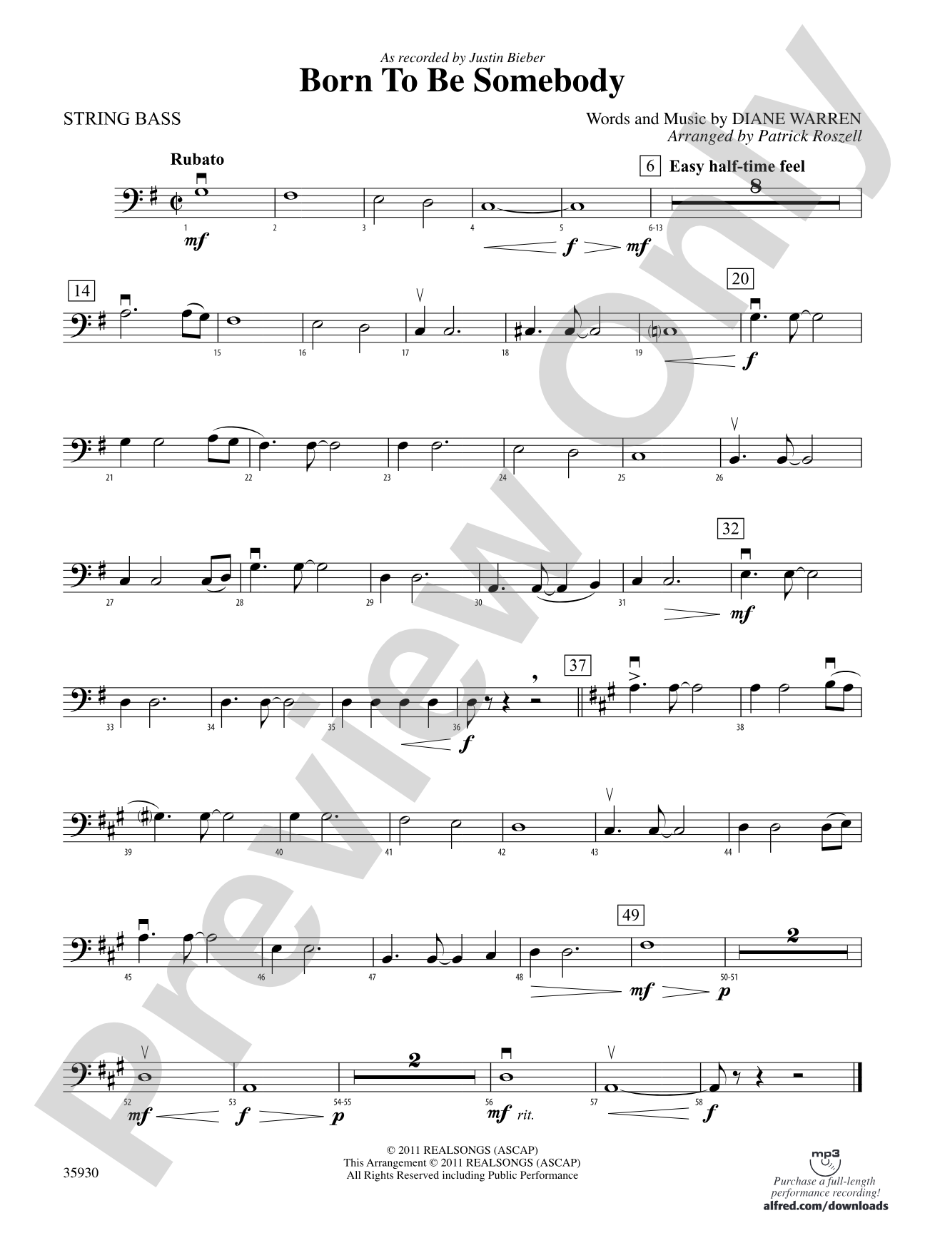 Born to Be Somebody: String Bass