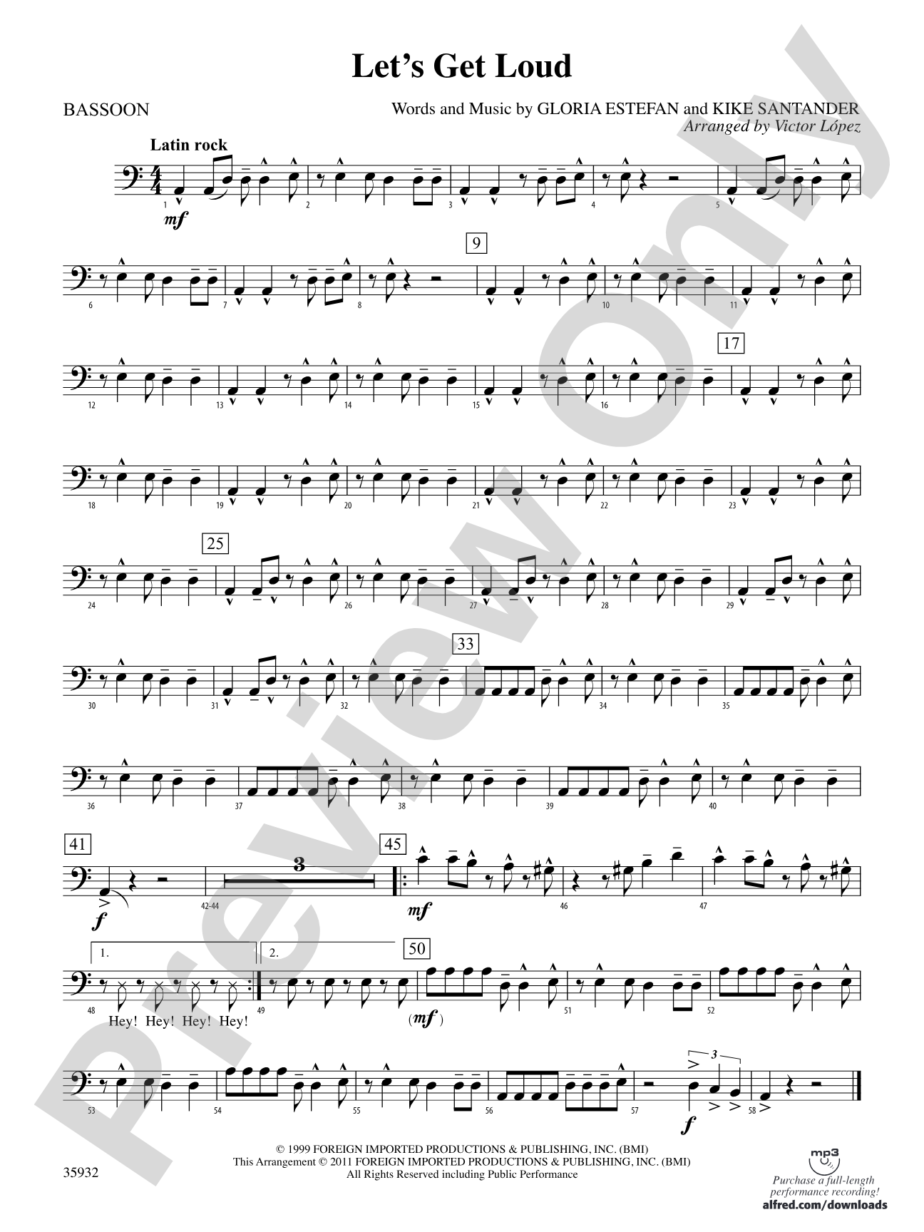 Let's Get Loud: Bassoon