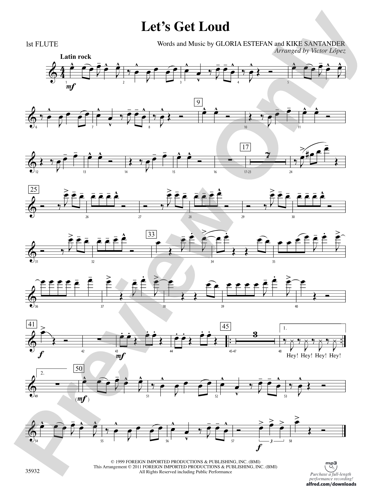 Let's Get Loud: Flute