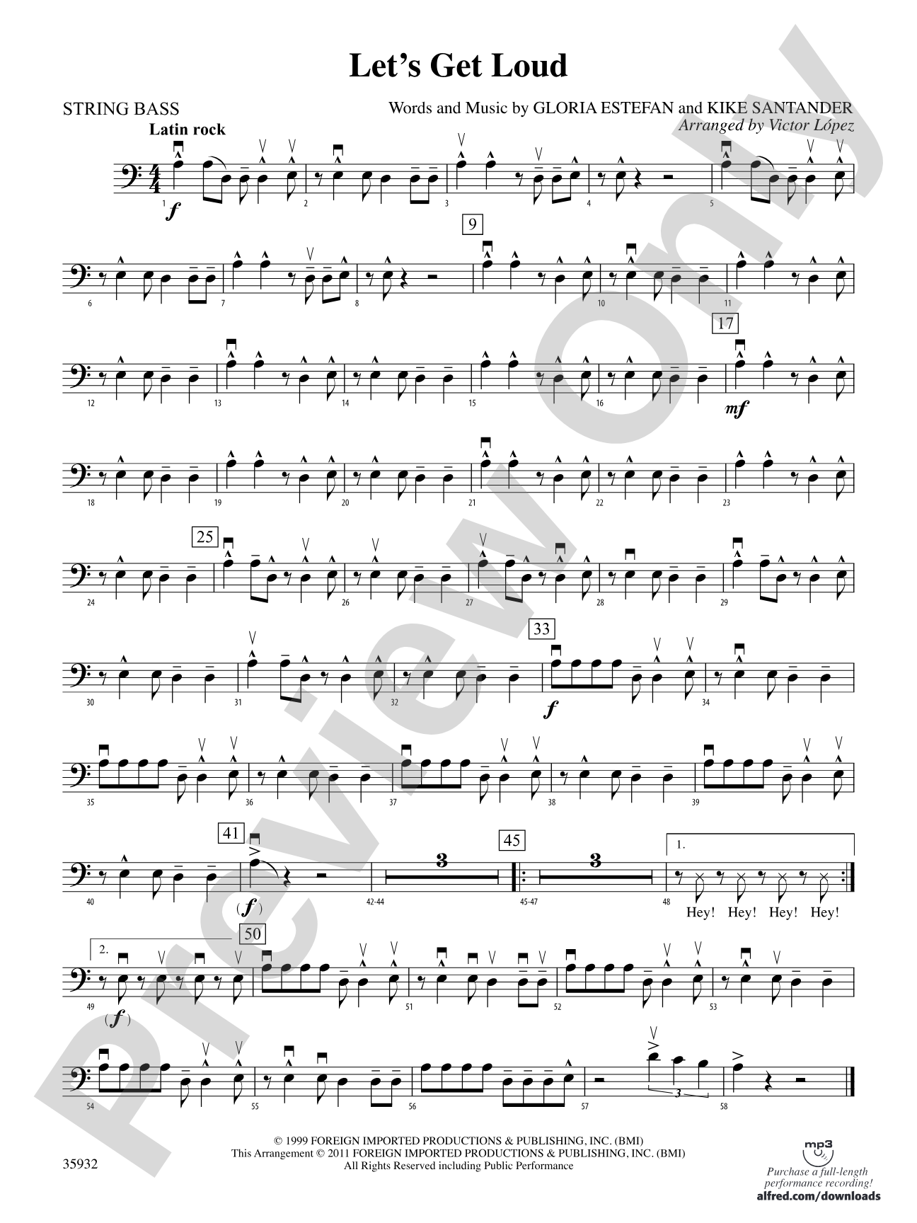 Let's Get Loud: String Bass