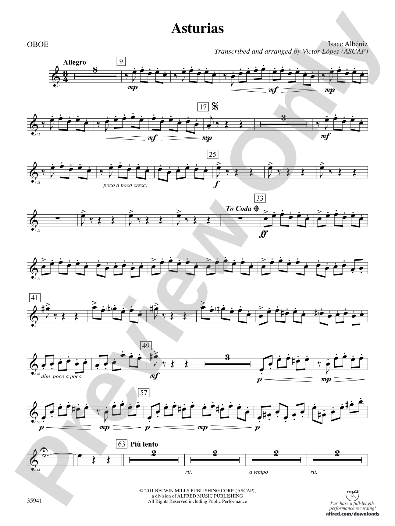 Asturias: Oboe