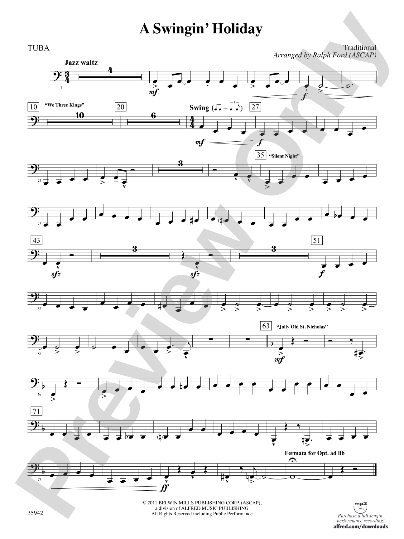 A Swingin' Holiday: Tuba
