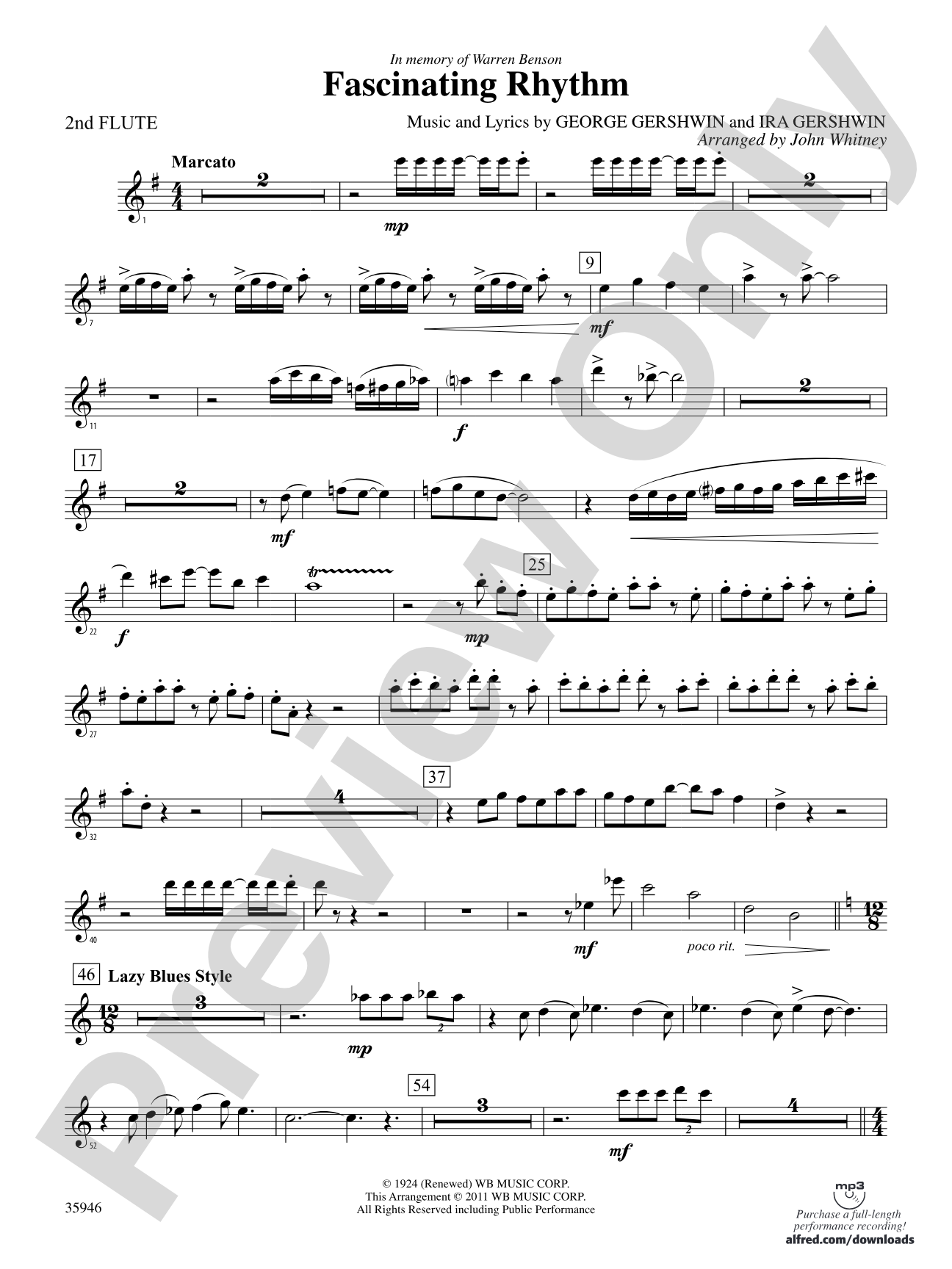 Fascinating Rhythm: 2nd Flute