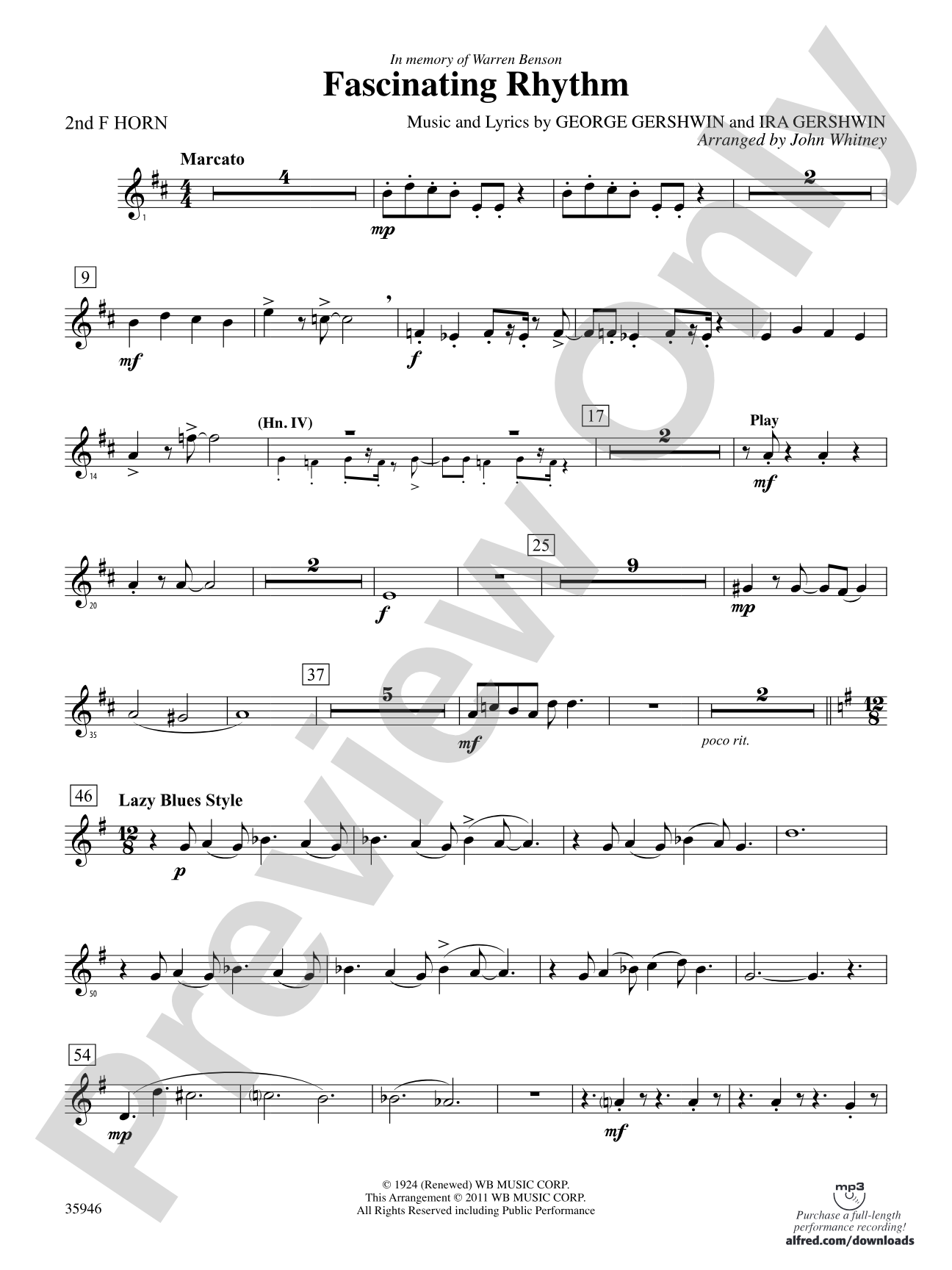 Fascinating Rhythm: 2nd F Horn
