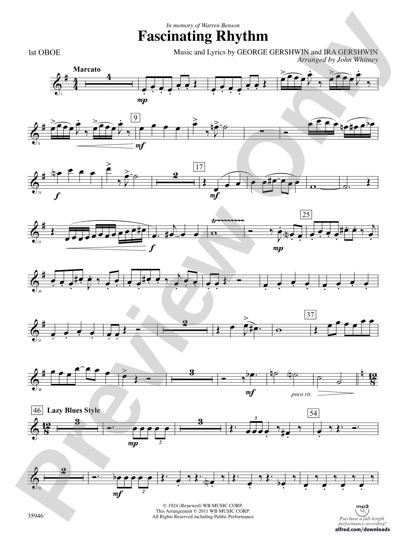 Fascinating Rhythm: Oboe