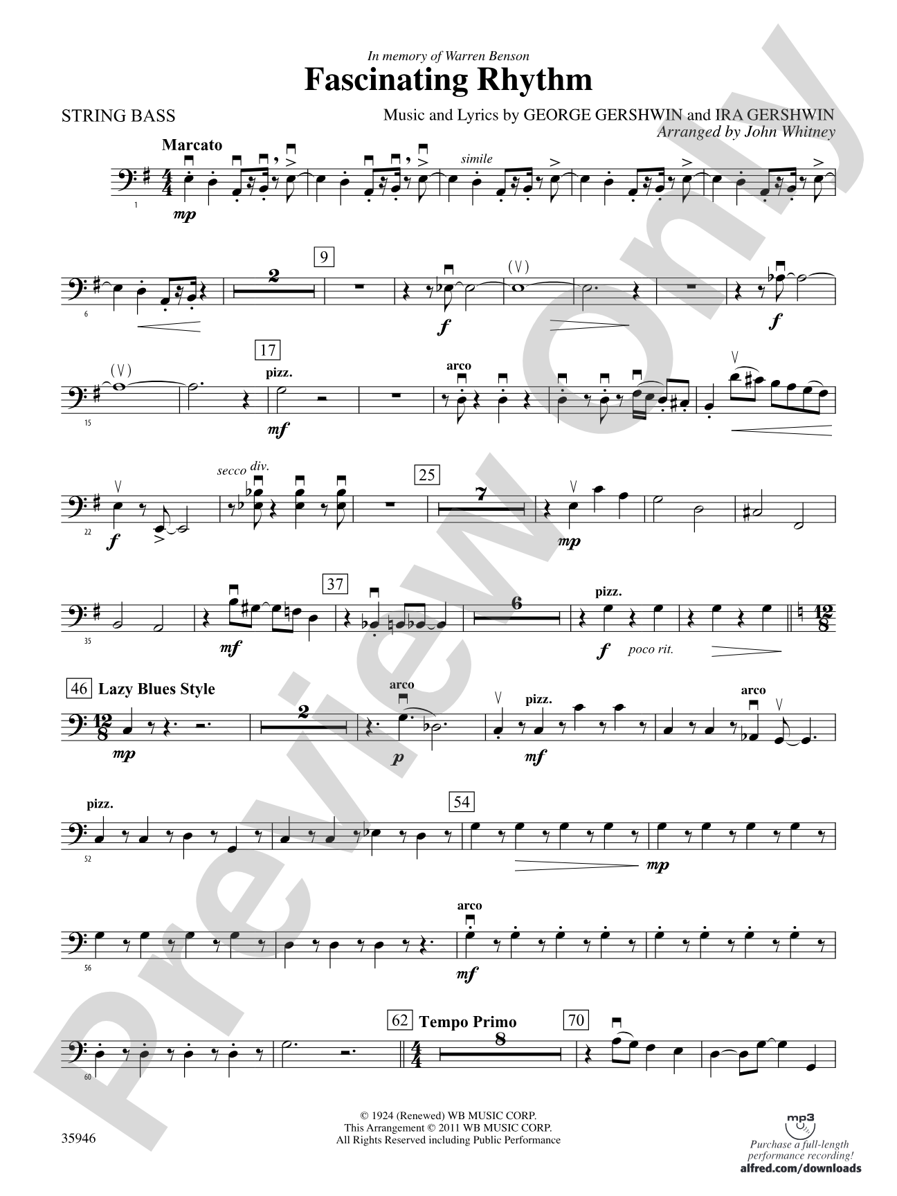Fascinating Rhythm: String Bass
