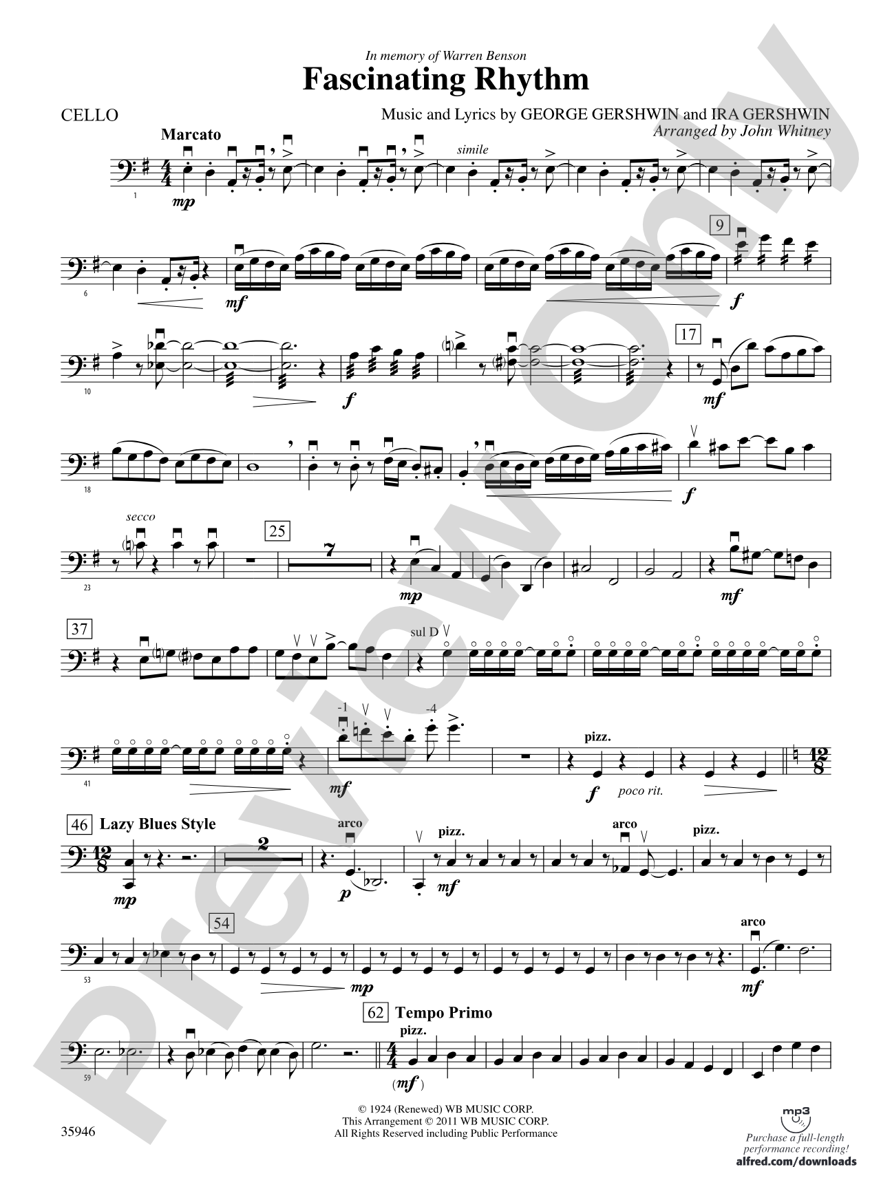 Fascinating Rhythm: Cello