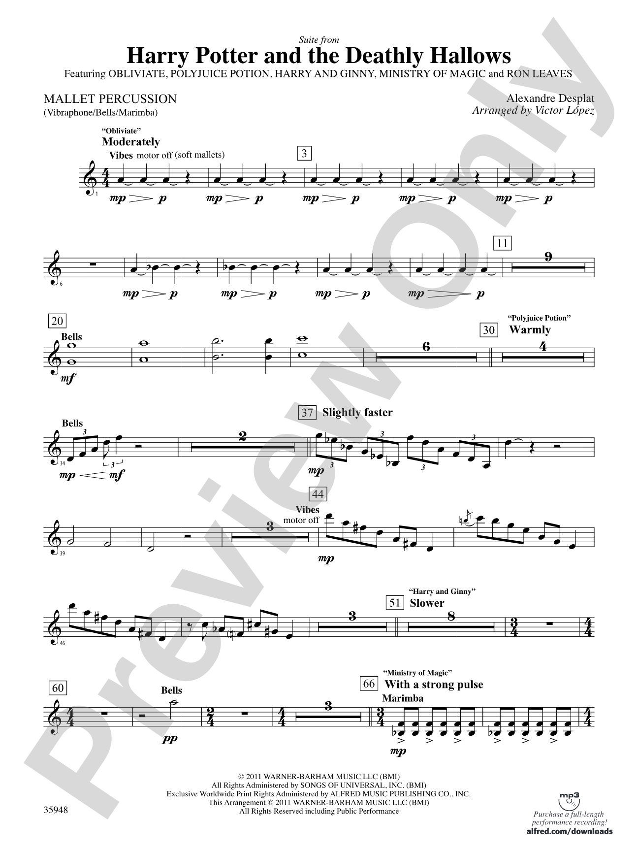 Harry Potter and the Deathly Hallows, Part 1, Suite from: Mallets