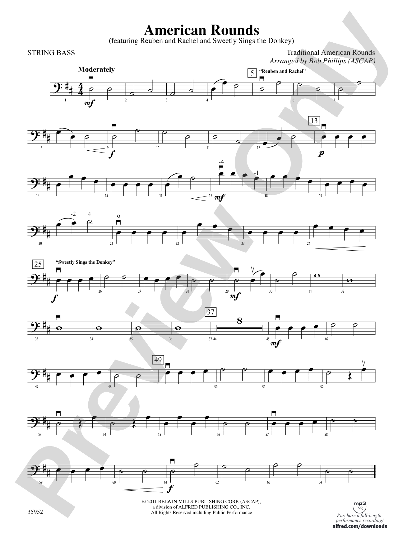 American Rounds: String Bass