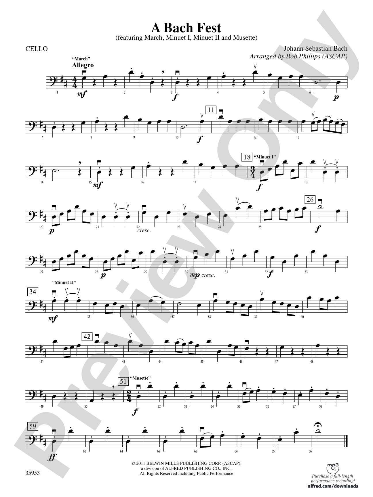 A Bach Fest: Cello