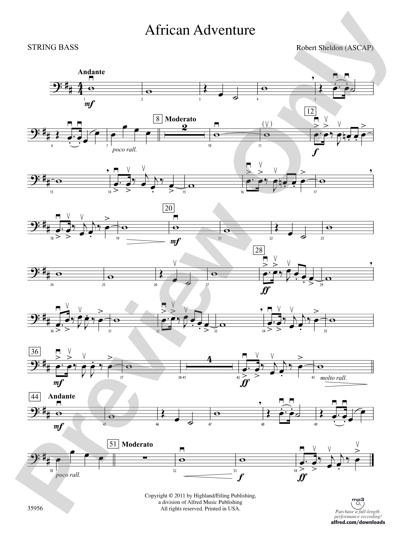 African Adventure: String Bass