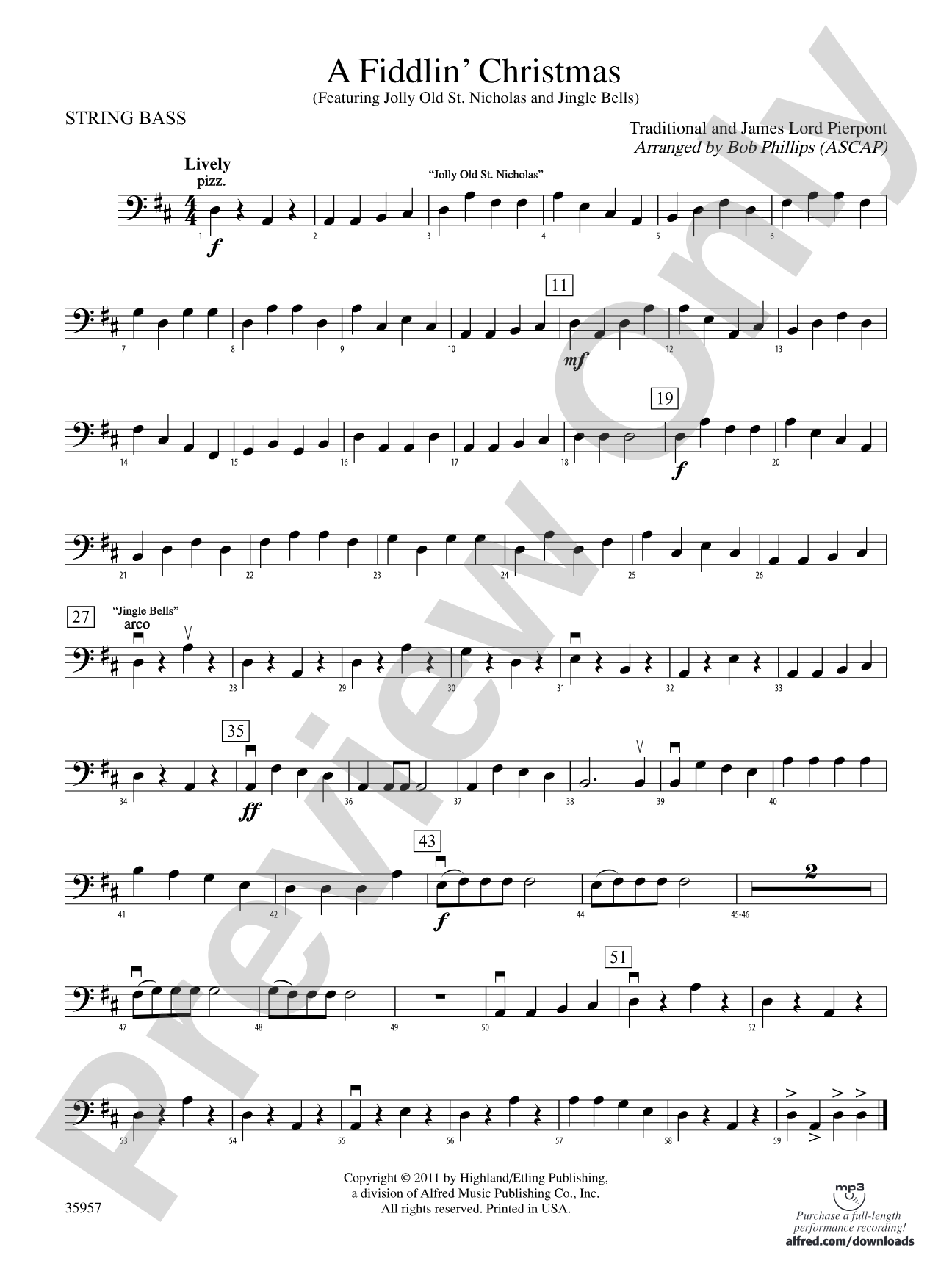 A Fiddlin' Christmas: String Bass