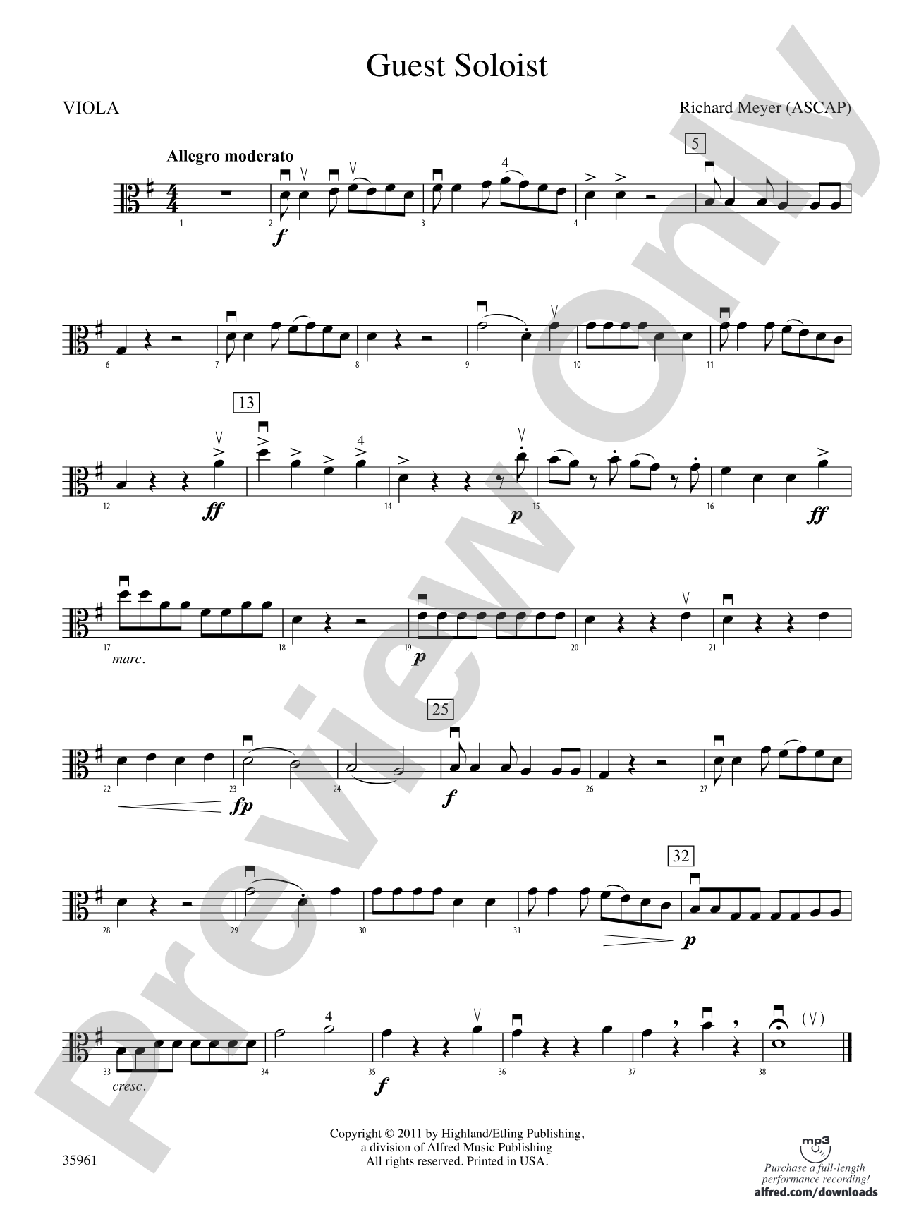 Guest Soloist: Viola